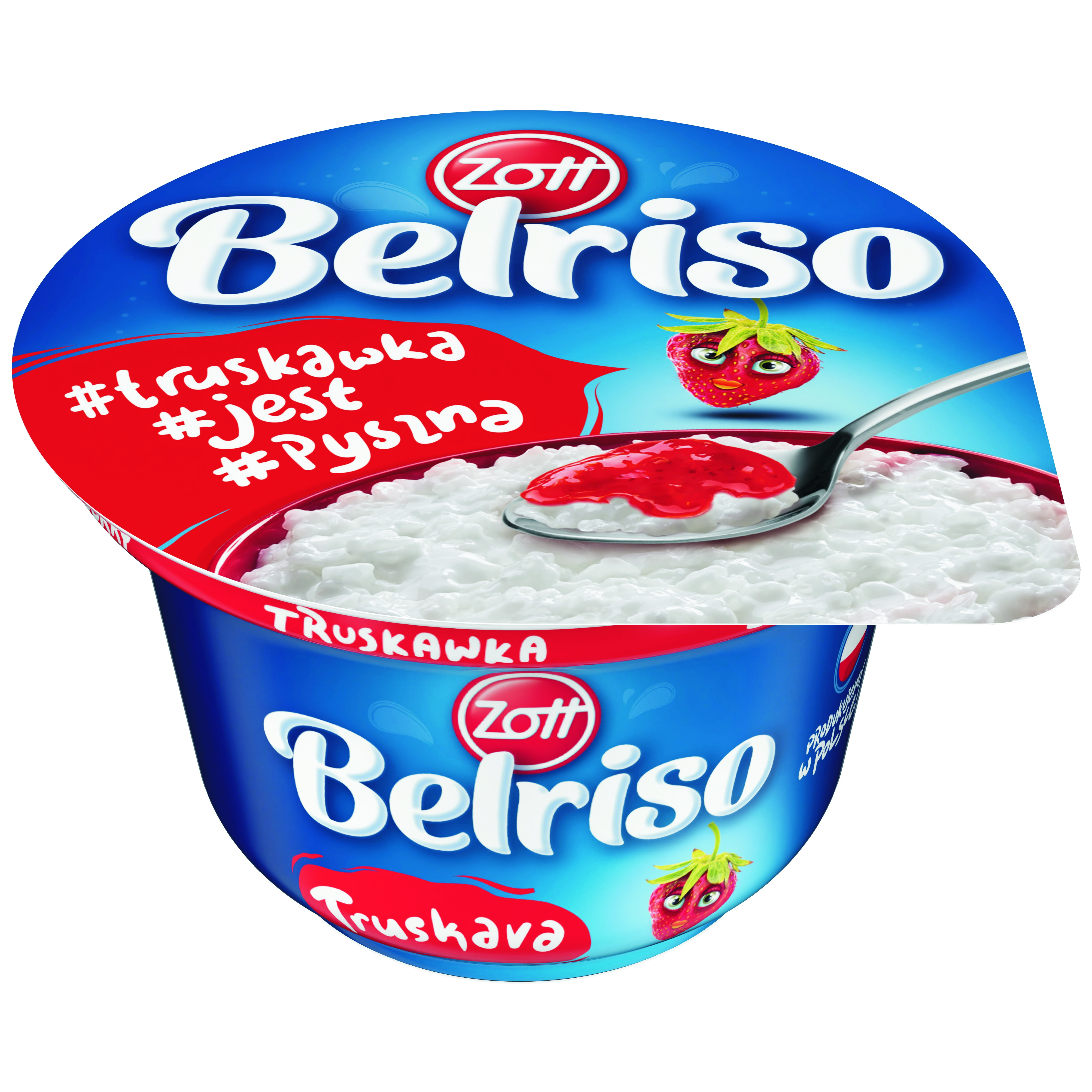 Belriso Deser Mleczny Truskawka 200 G