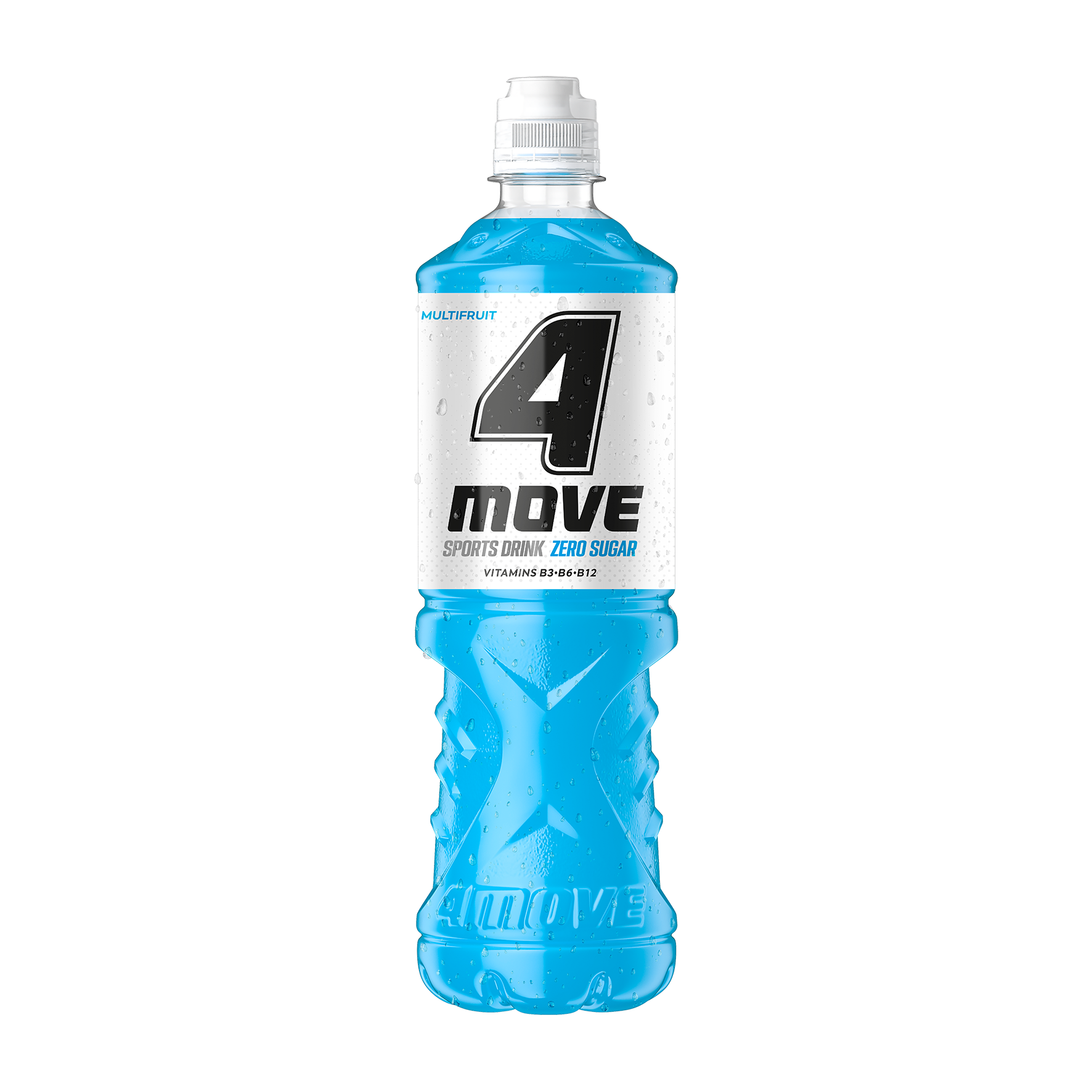 4Move Sports Drink Multifruit Flavour Zero Sugar 750 Ml