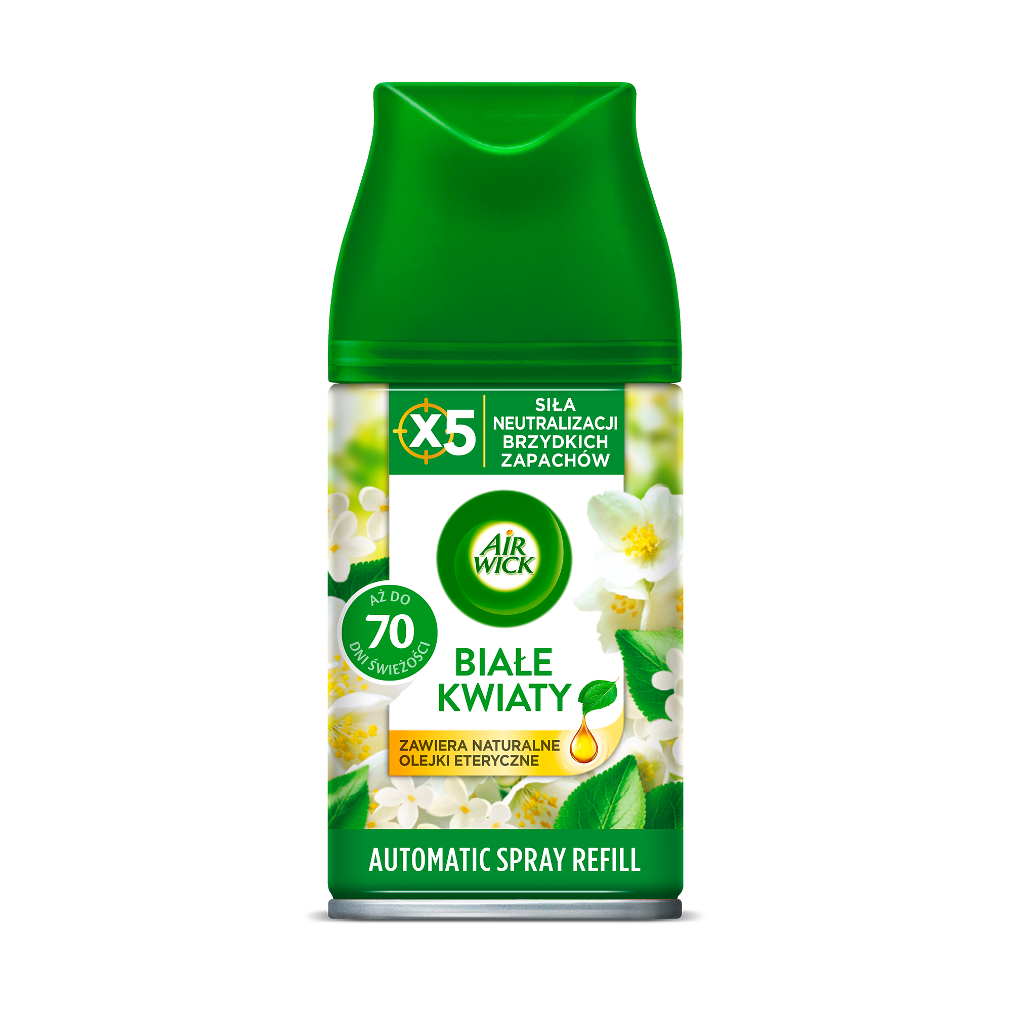 Air Wick Odświeżacz Powietrza Freshmatic Białe Kwiaty Wkład 250 Ml