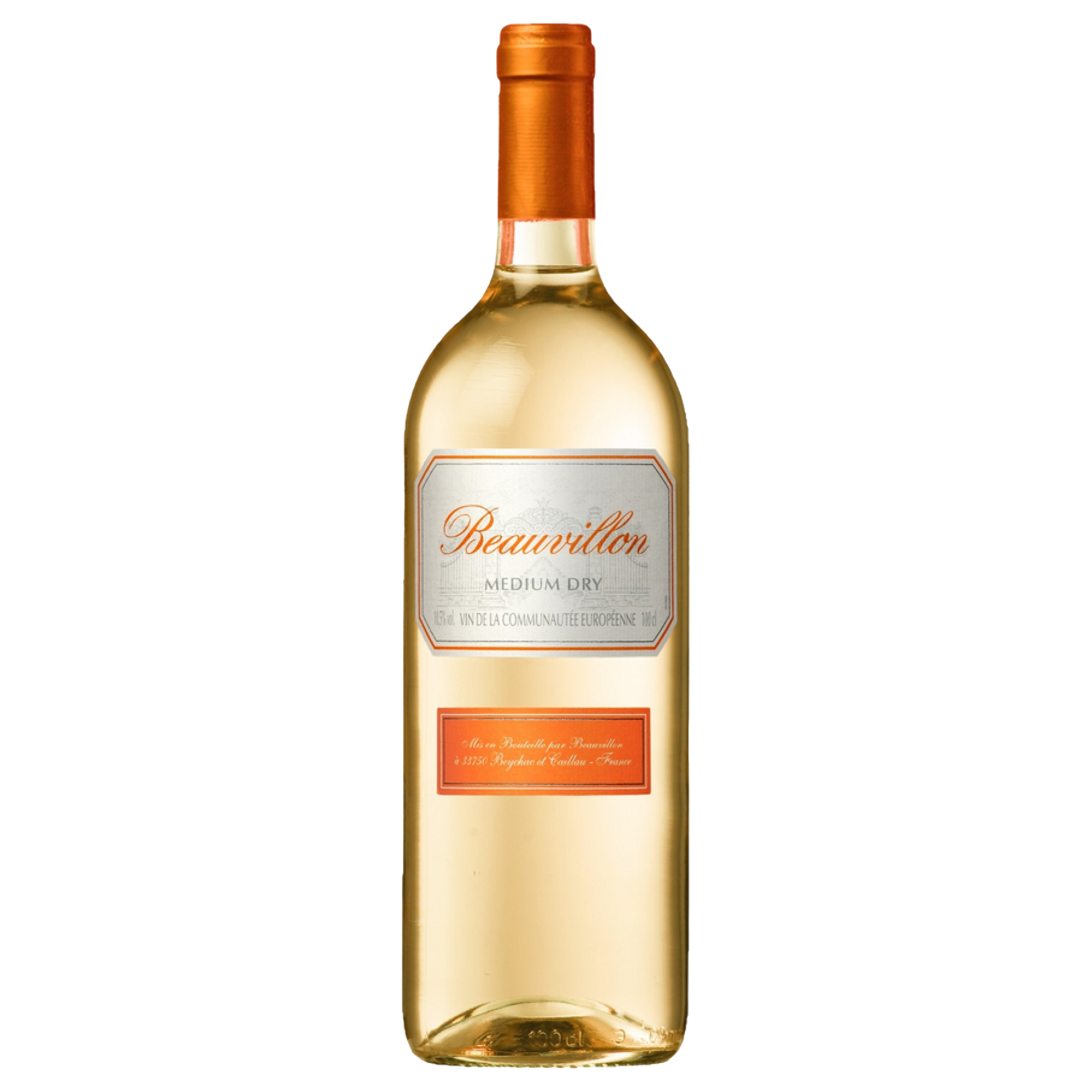 Beauvillon White Medium Dry 1L Białe Półwytrawne