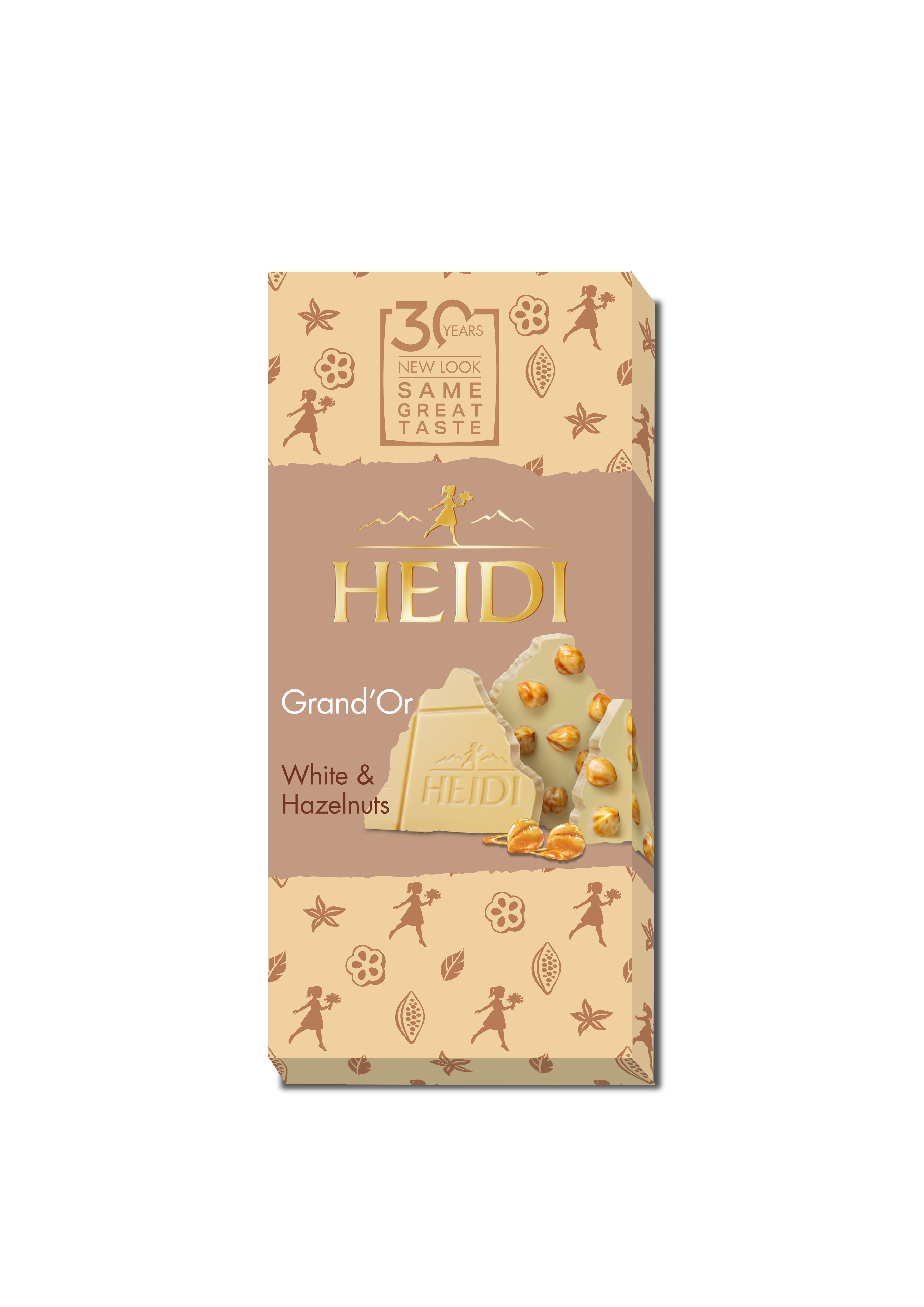 Heidi Grand'Or White&Hazelnuts 80G