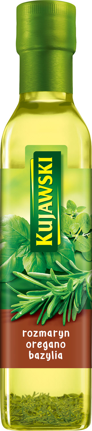 Olej Kujawski Z Rozmarynem, Oregano I Bazylią 250 Ml