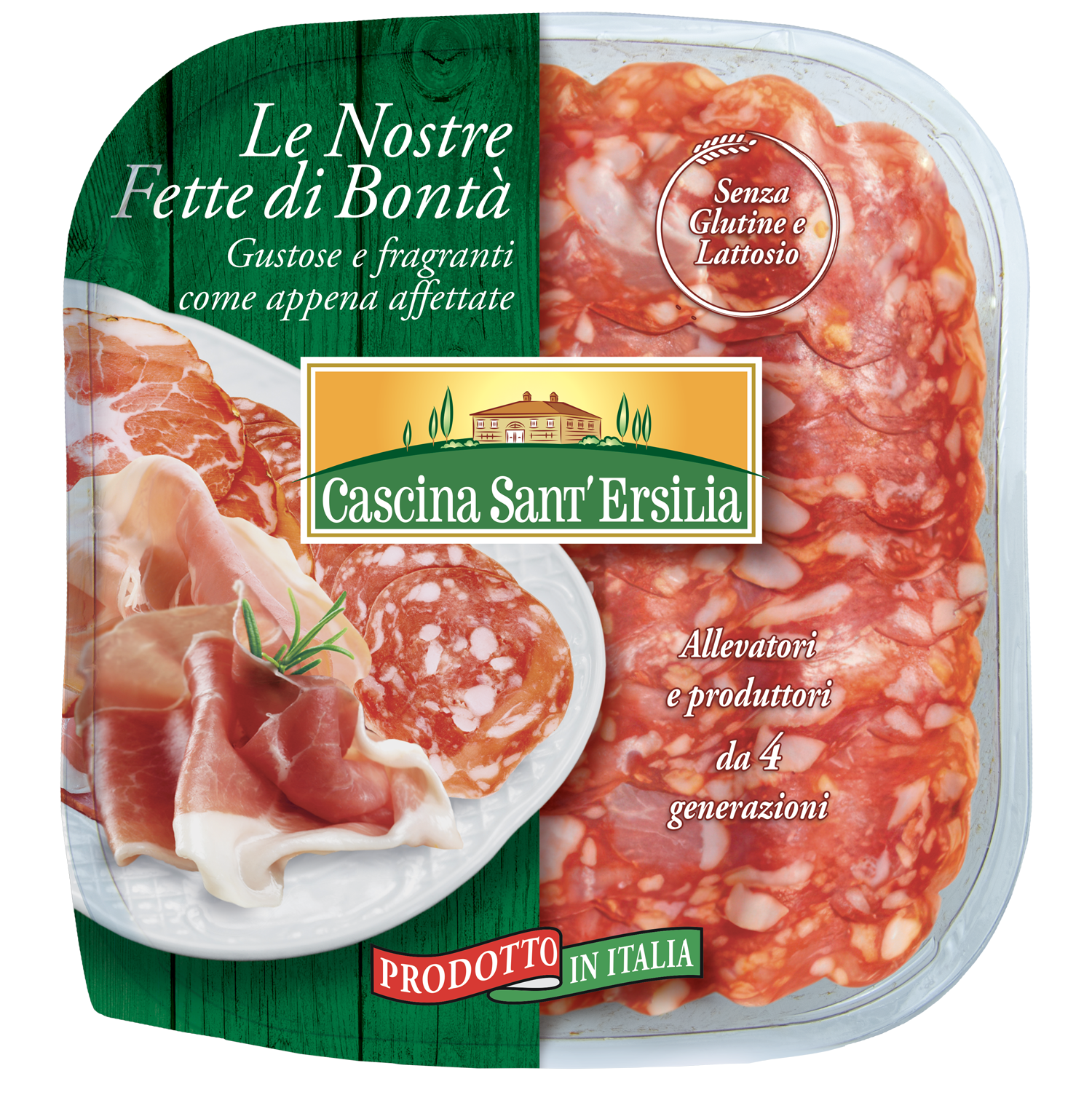 Spianata Piccante Plastry 500G Cascina Sant'Ersilia