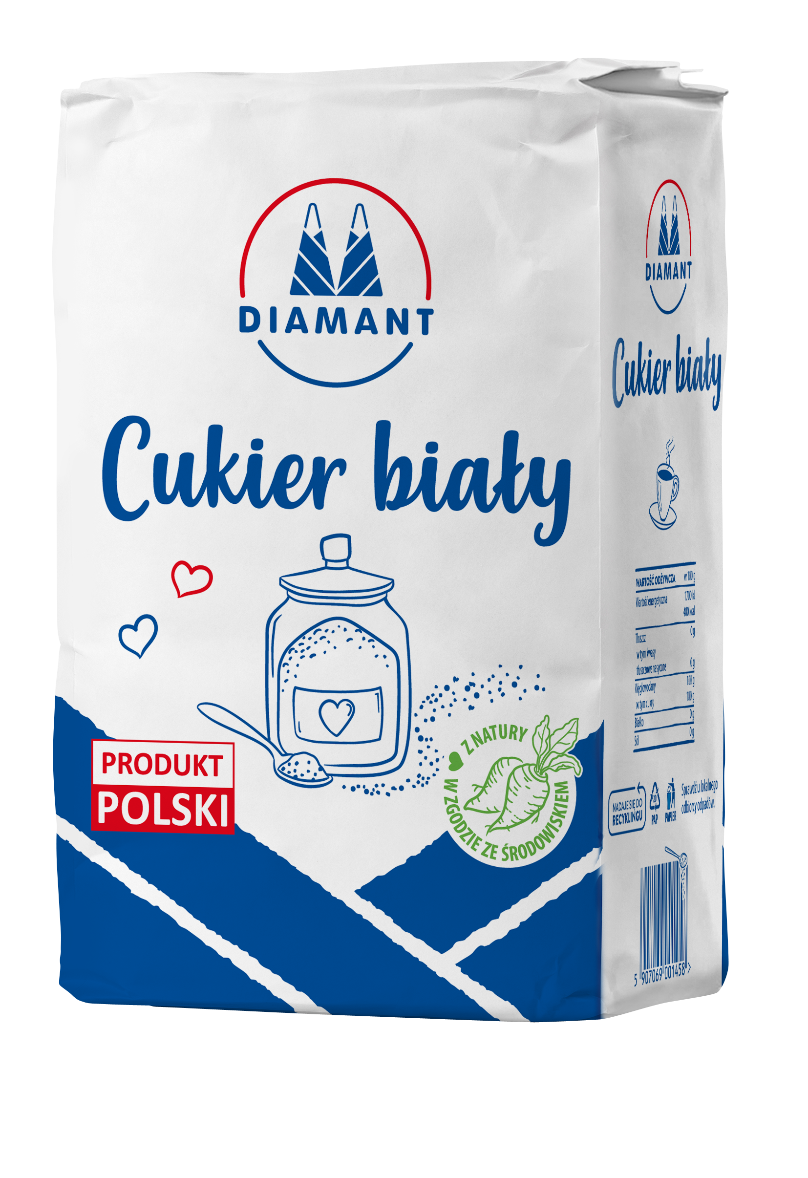 Diamant Cukier Biały 2 Kg