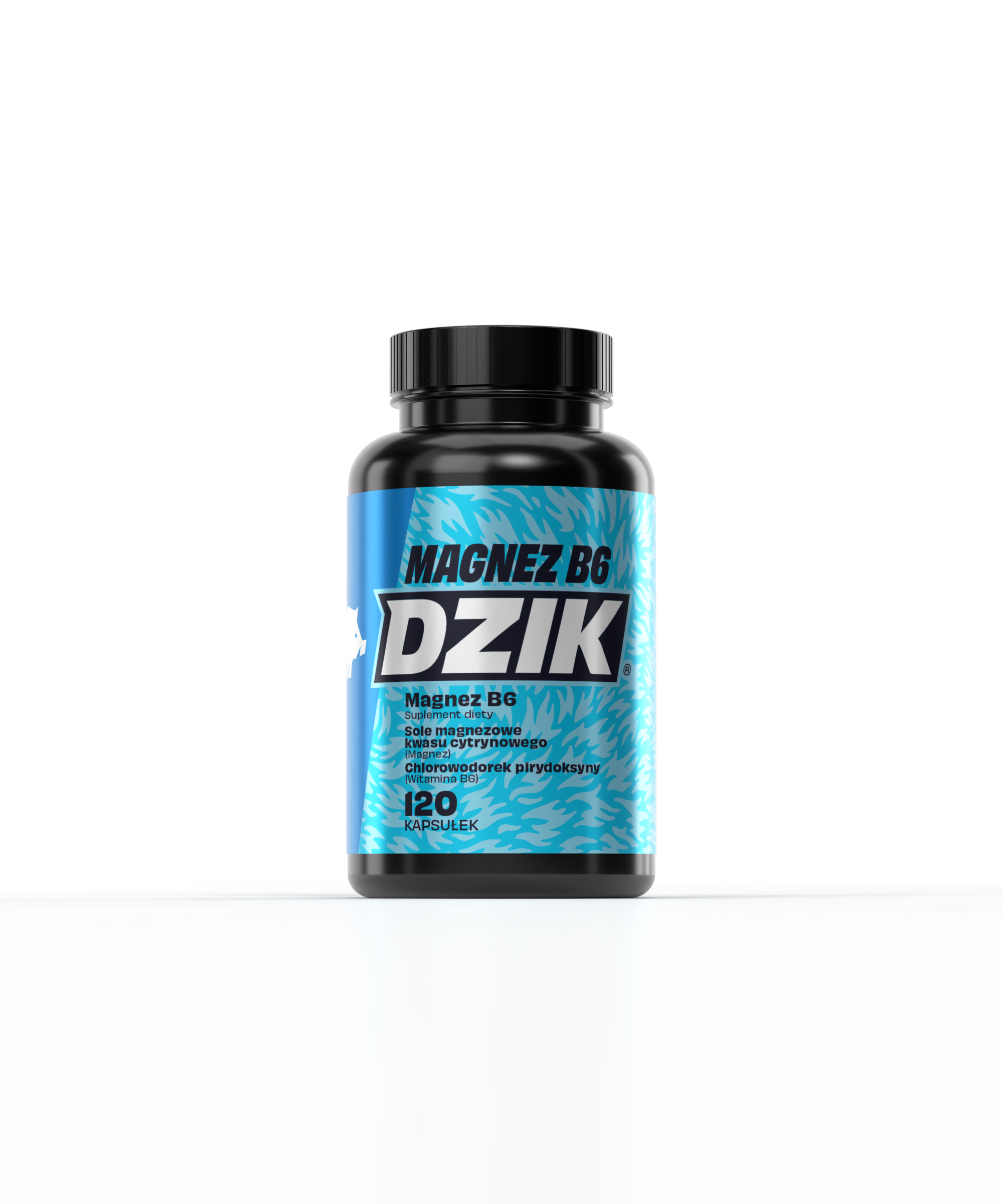 Dzik Magnez + Witamina B6 120 Kapsułek