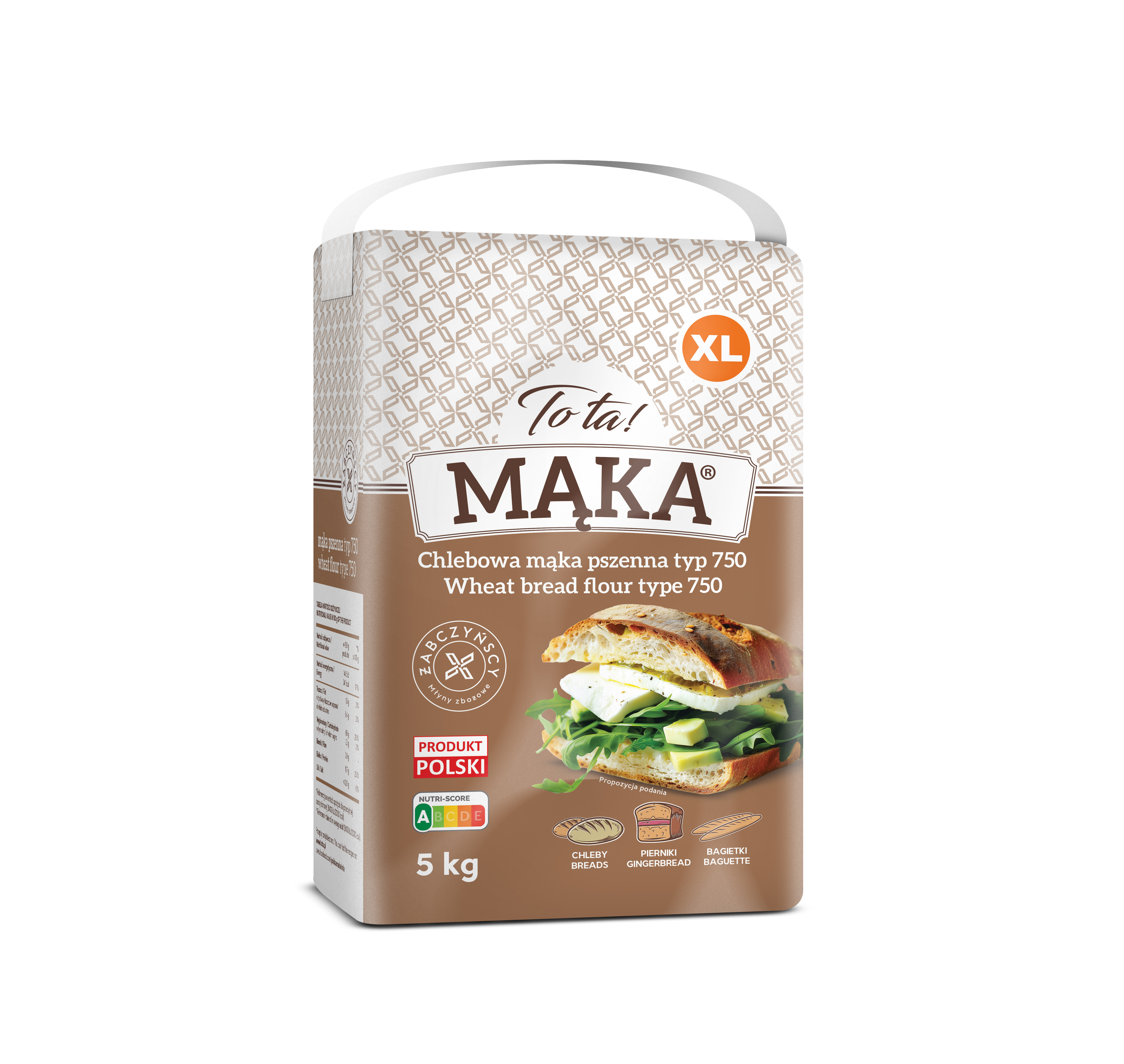 Mąka Chlebowa Typ 750 5Kg To Ta!