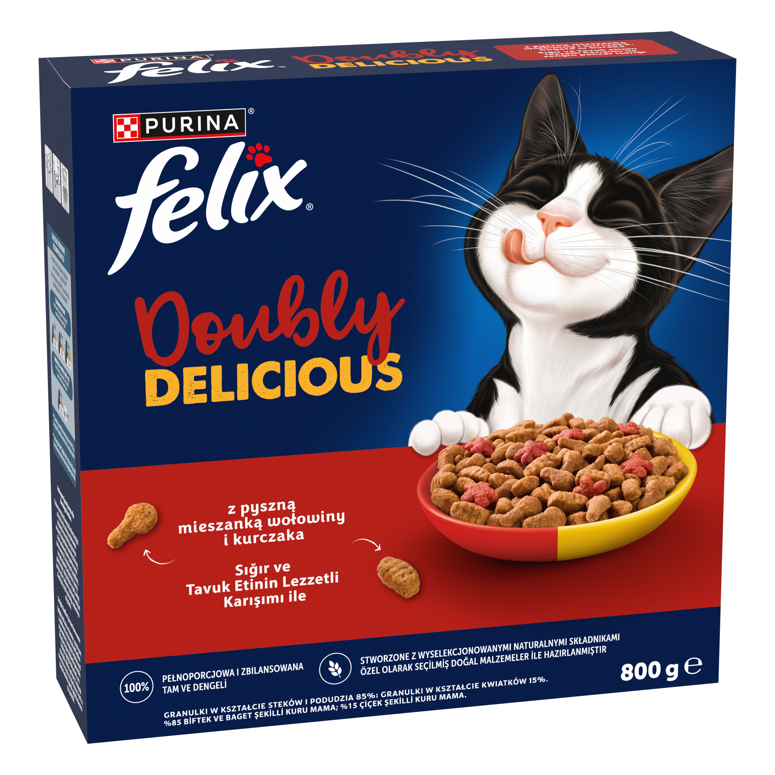 Felix Doubly Delicious Wołowina 800 G