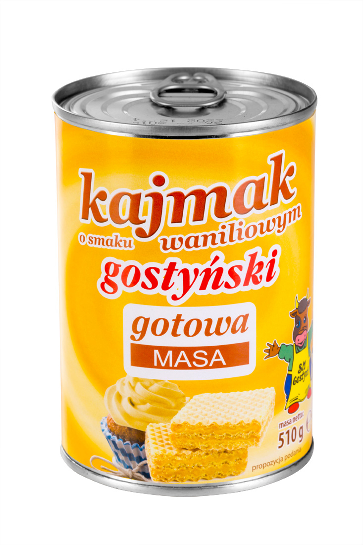 Spółdzielnia Mleczarska W Gostyniu. Kajmak O Smaku Waniliowym Gostyński Masa Gotowa 510G