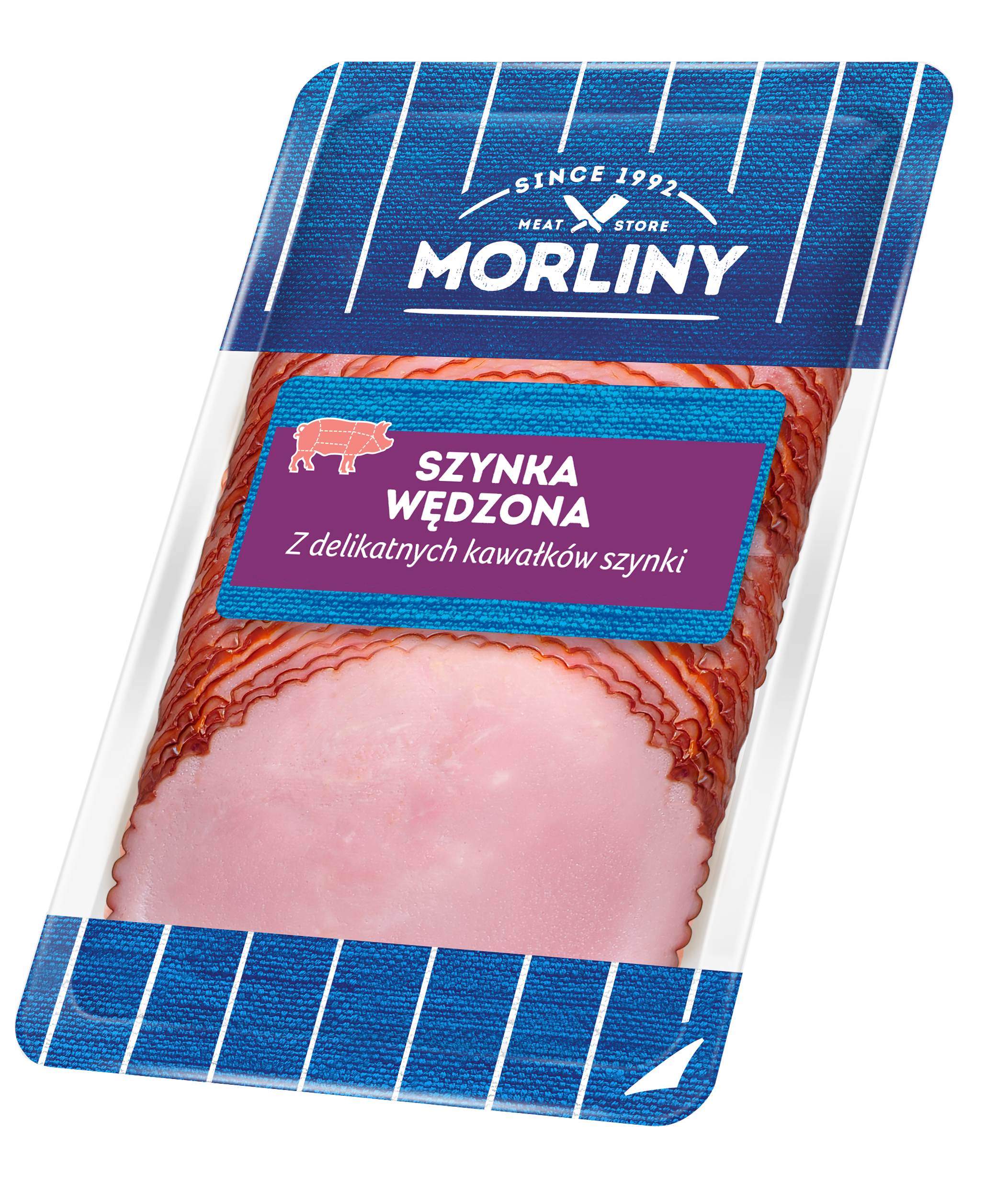 Szynka Wędzona Plastry 400 G Morliny