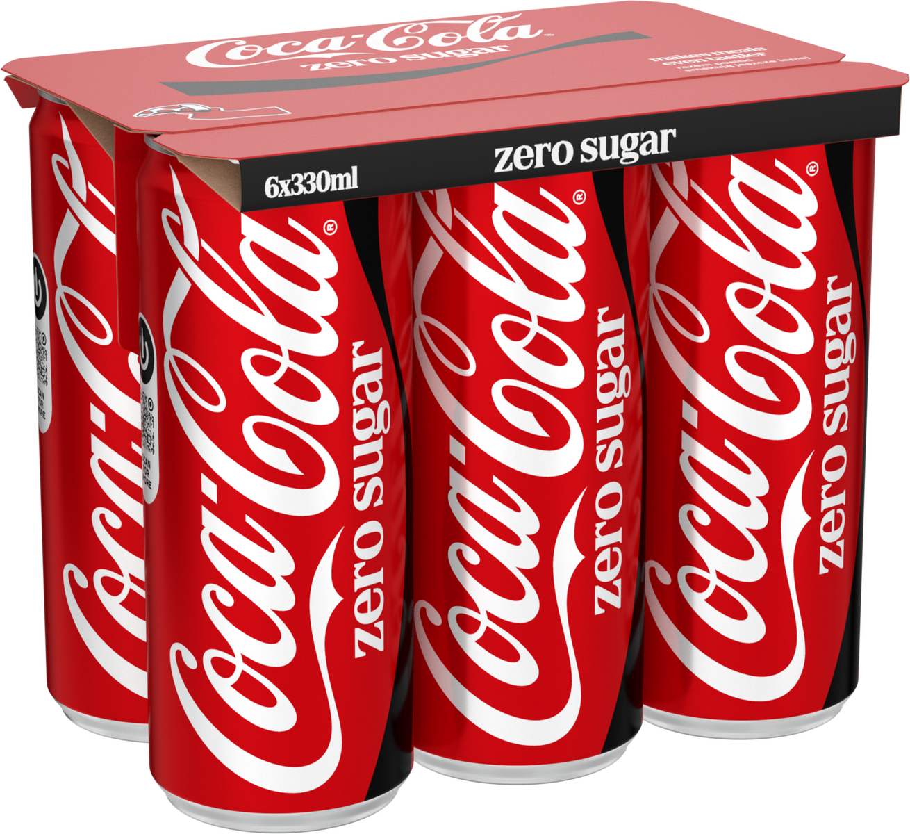 Coca Cola Zero 6X330Ml - Kaucja
