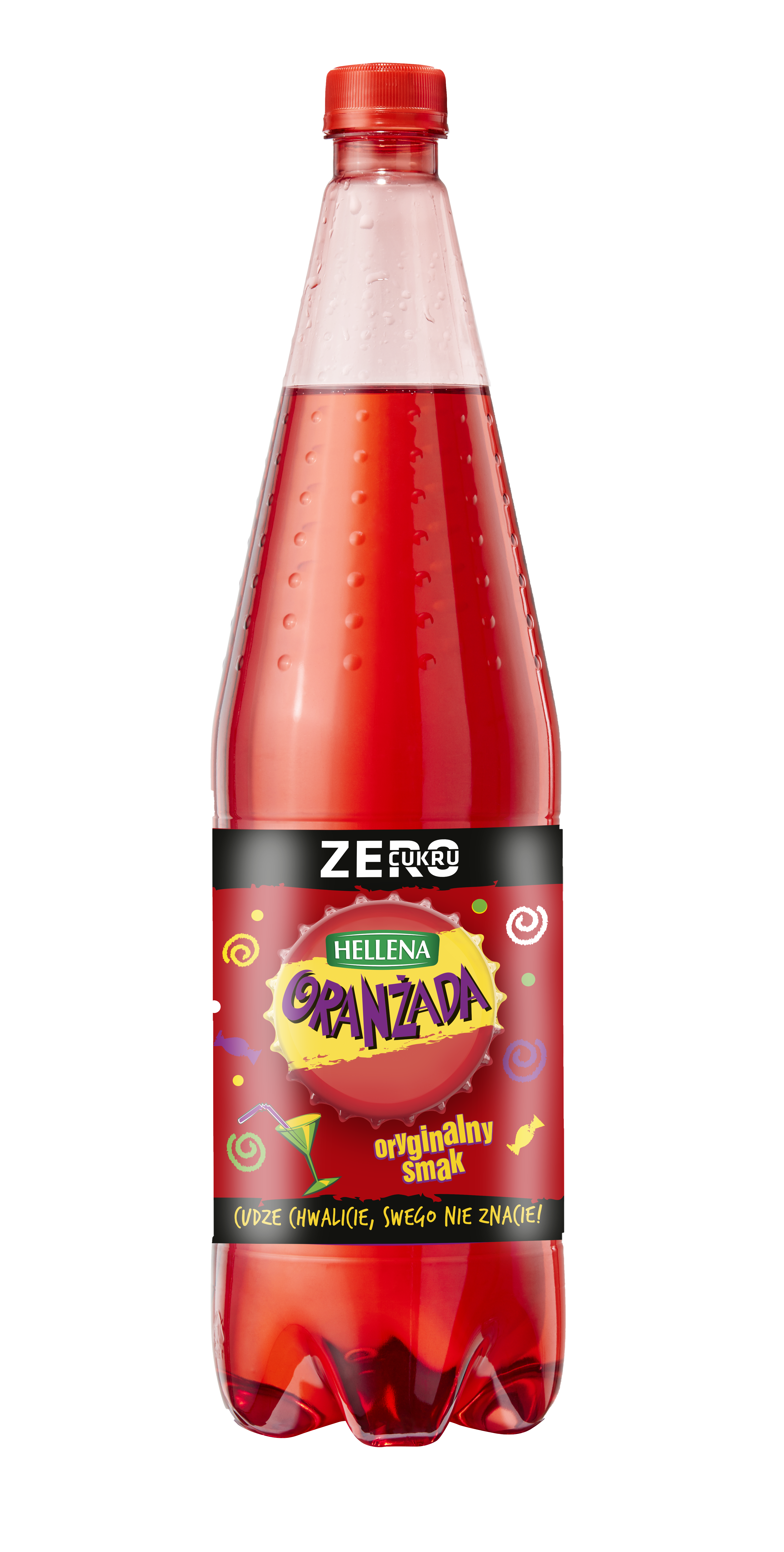 Hellena Oranżada Czerwona Zero Cukru 1,25 L