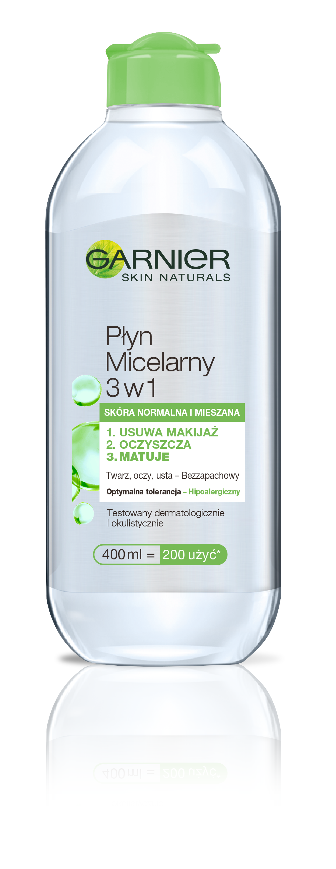 Garnier Płyn Micelarny 3W1 Skóra Normalna I Mieszana 400 Ml