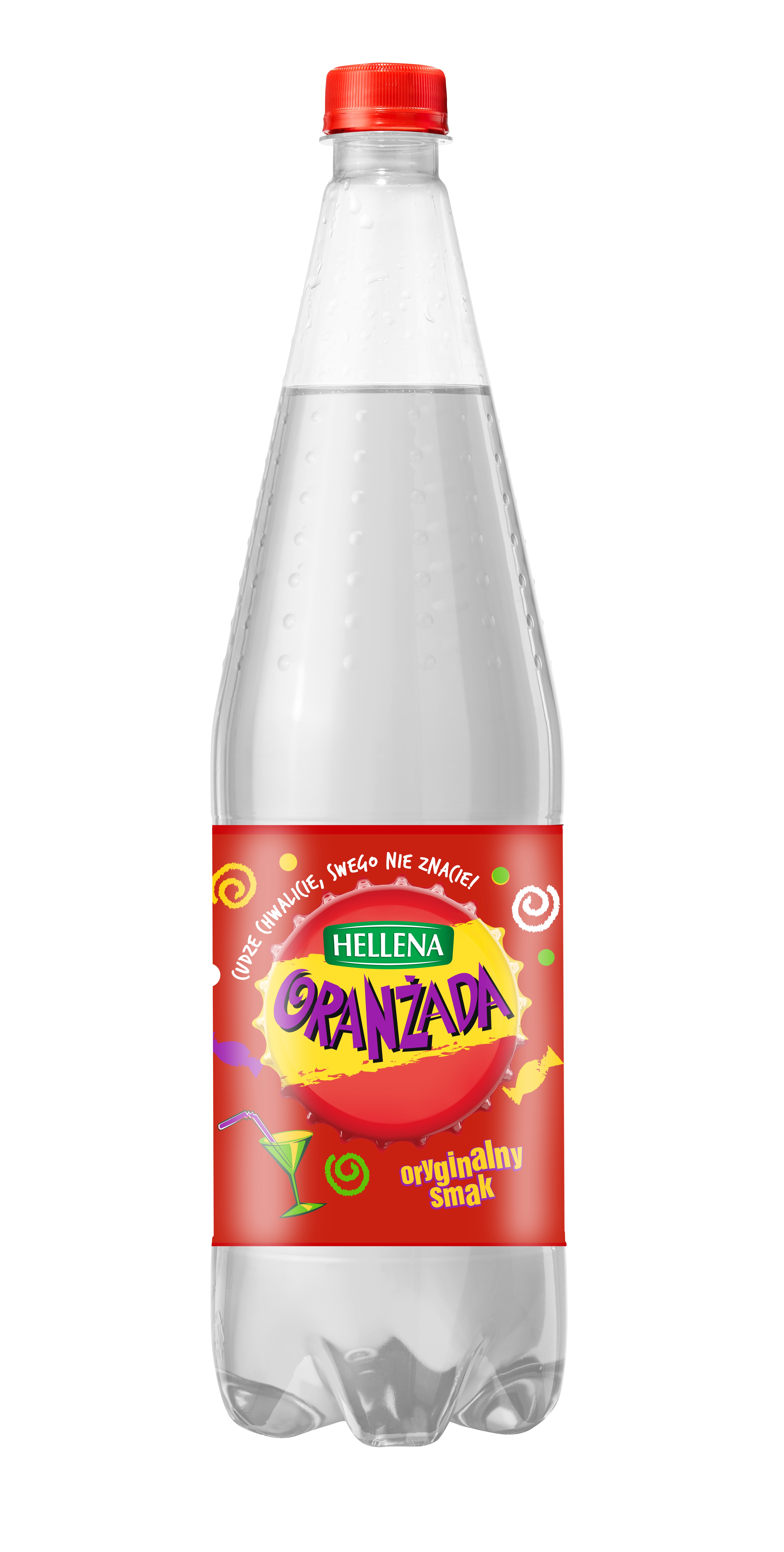 Hellena Oranżada Biała 1,25 L
