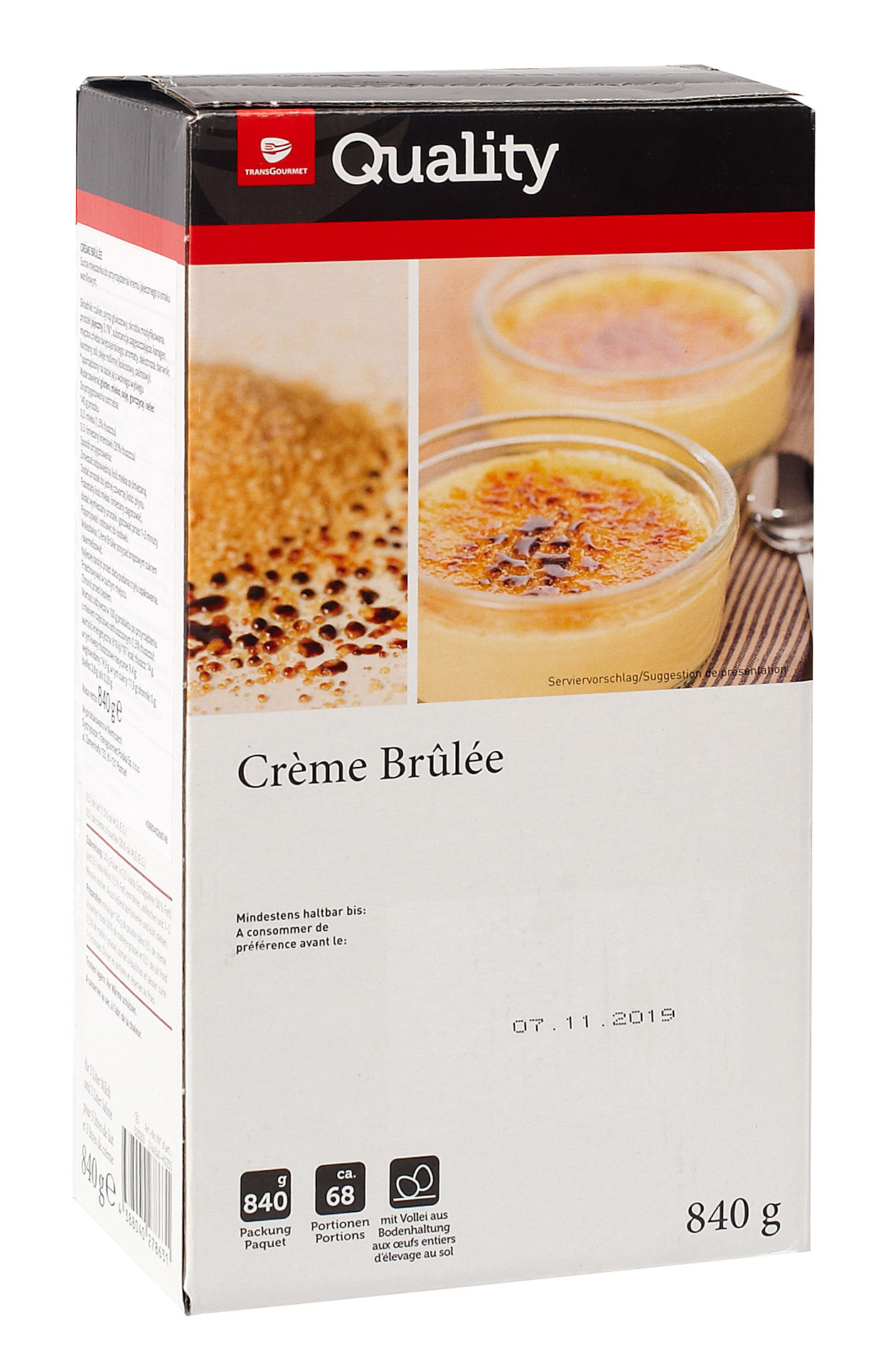 Tgq Crème Brûlée 840G