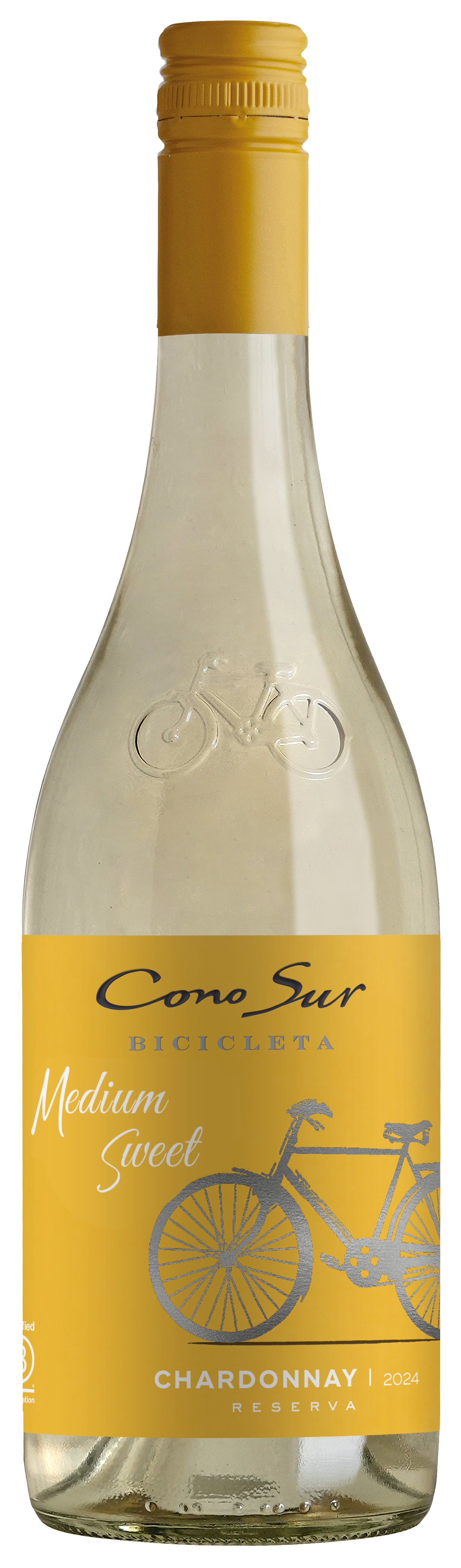Cono Sur Bicicleta Chardonnay Wino Białe Półsłodkie 750 Ml