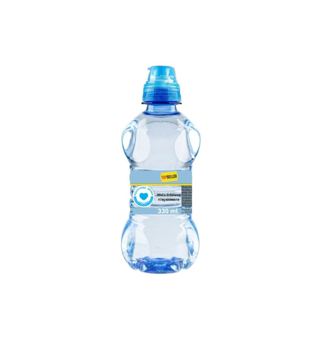 Topseller Woda Źródlana Niegazowana 330 Ml- Kaucja
