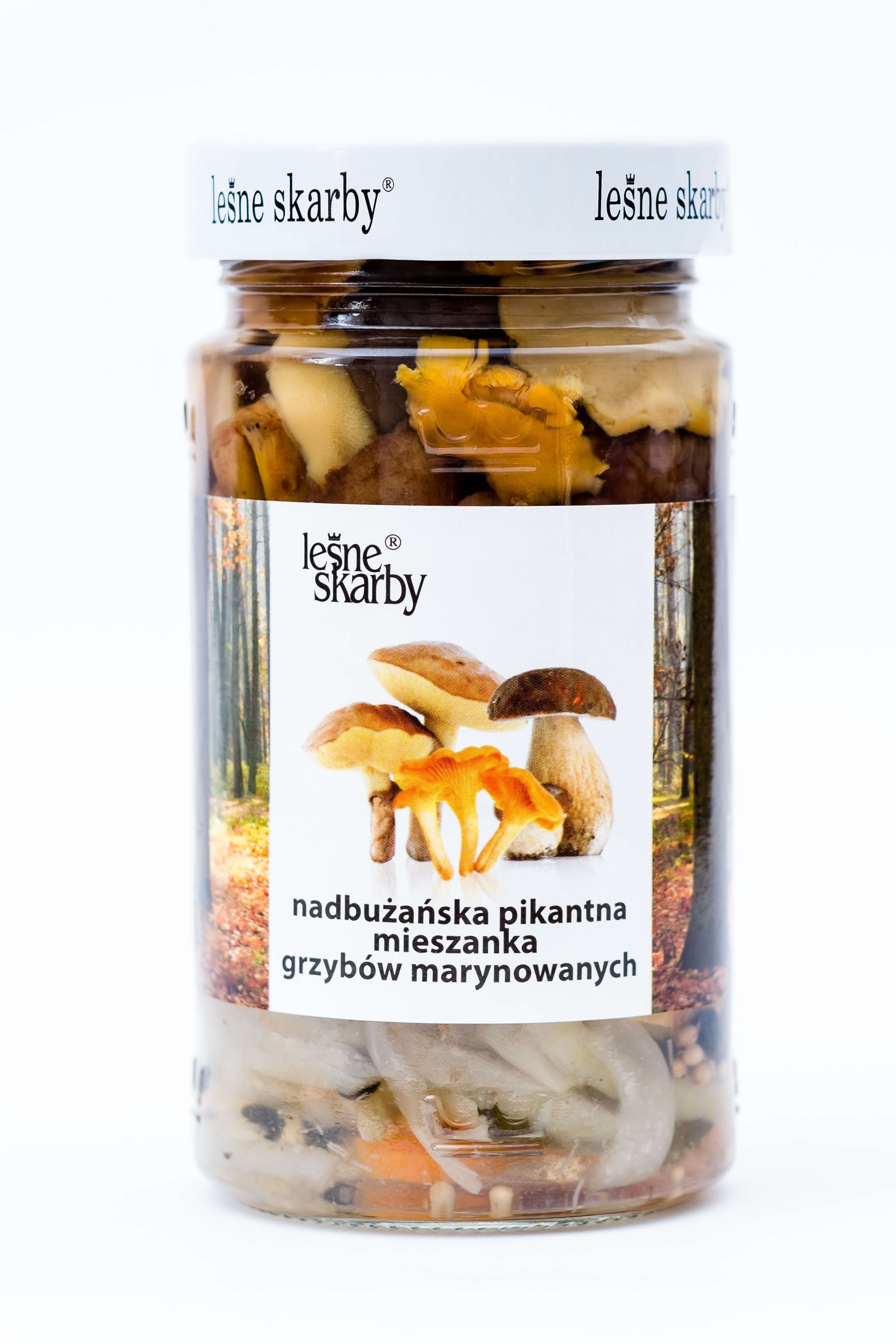 Leśne Skarby Mieszanka Marynowana Krojona Pikantna 280G