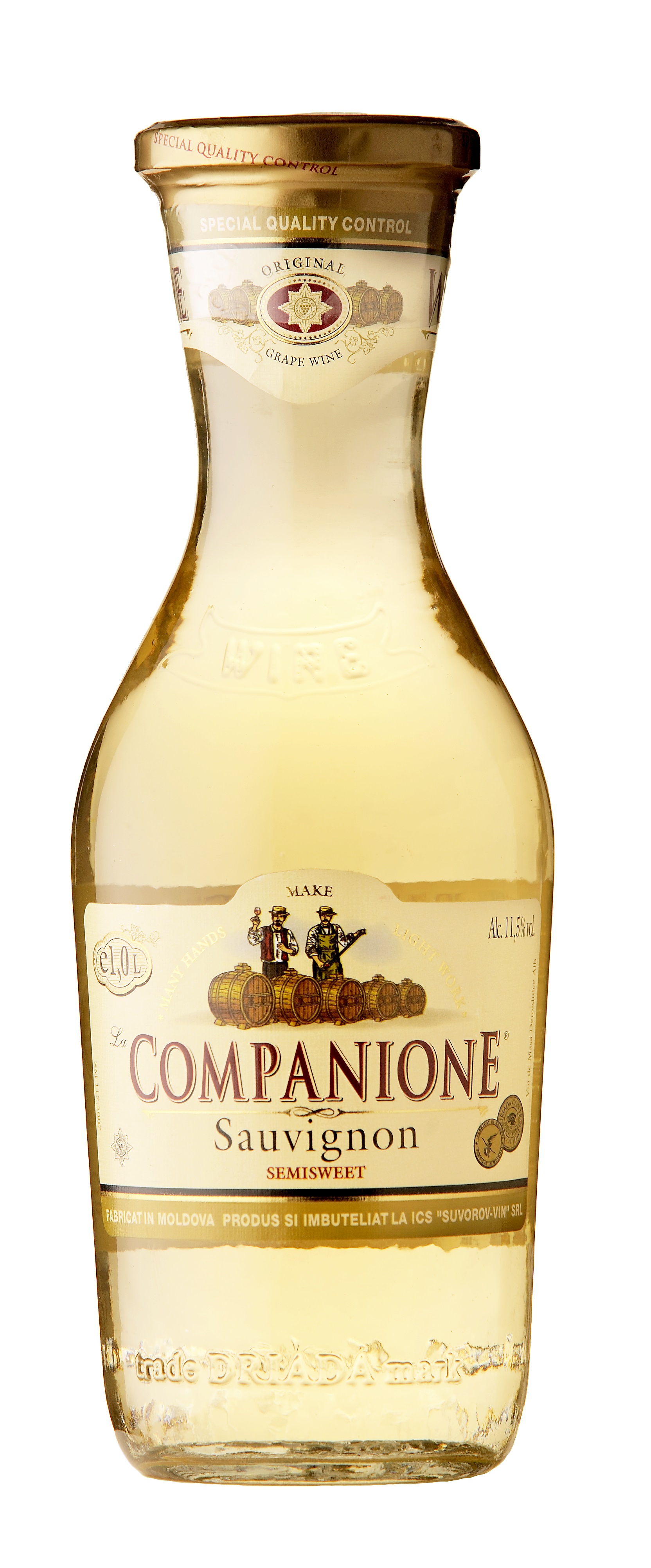 Companione Sauvignon White Semi Sweet 12,5 %1L