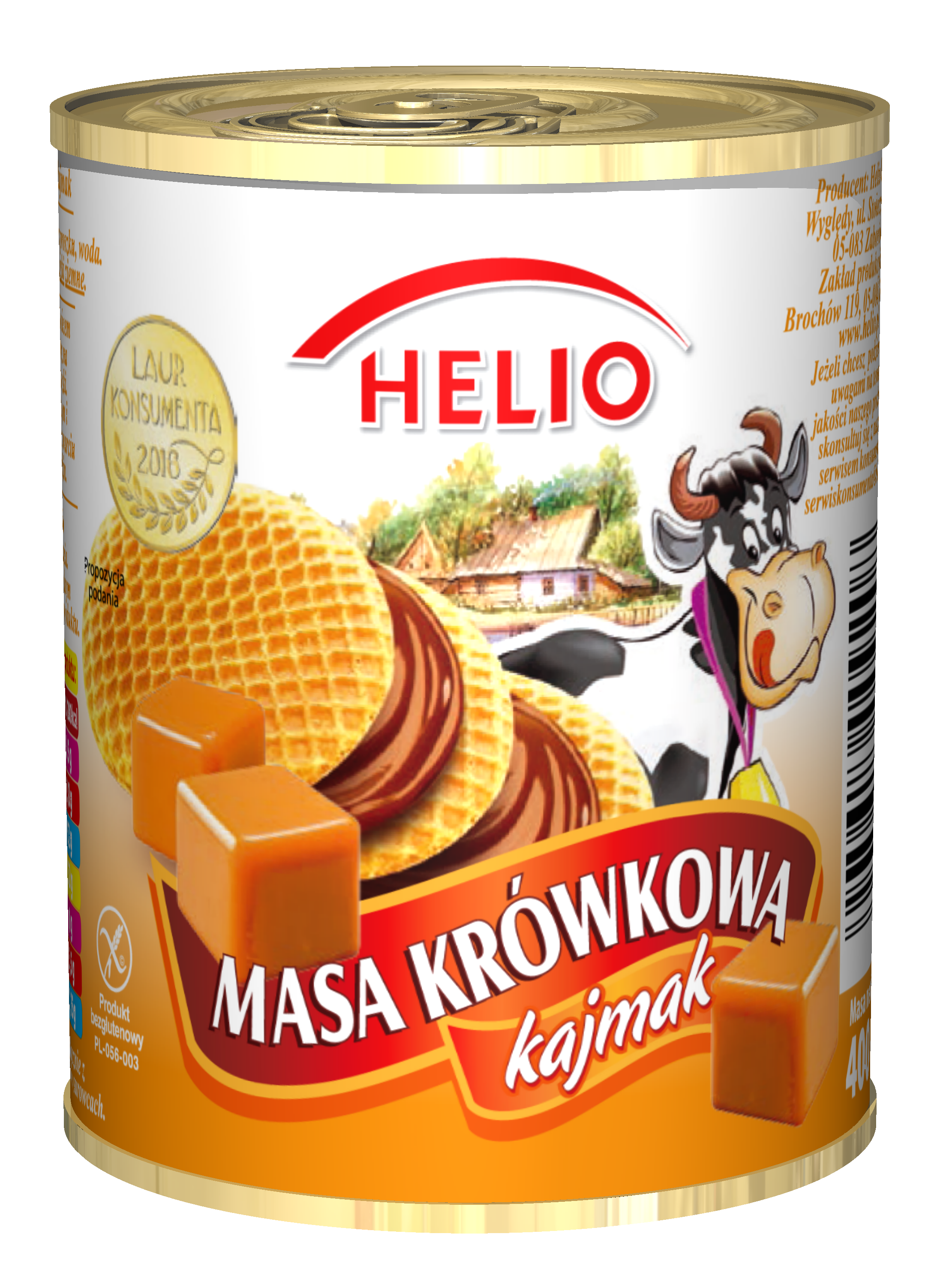 Masa Krówkowa Kajmak 400 G Helio