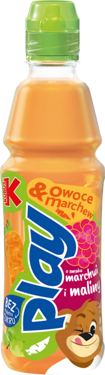 Kubuś Play! Napój Z Marchwi I Owoców Marchew Malina Jabłko 400 Ml