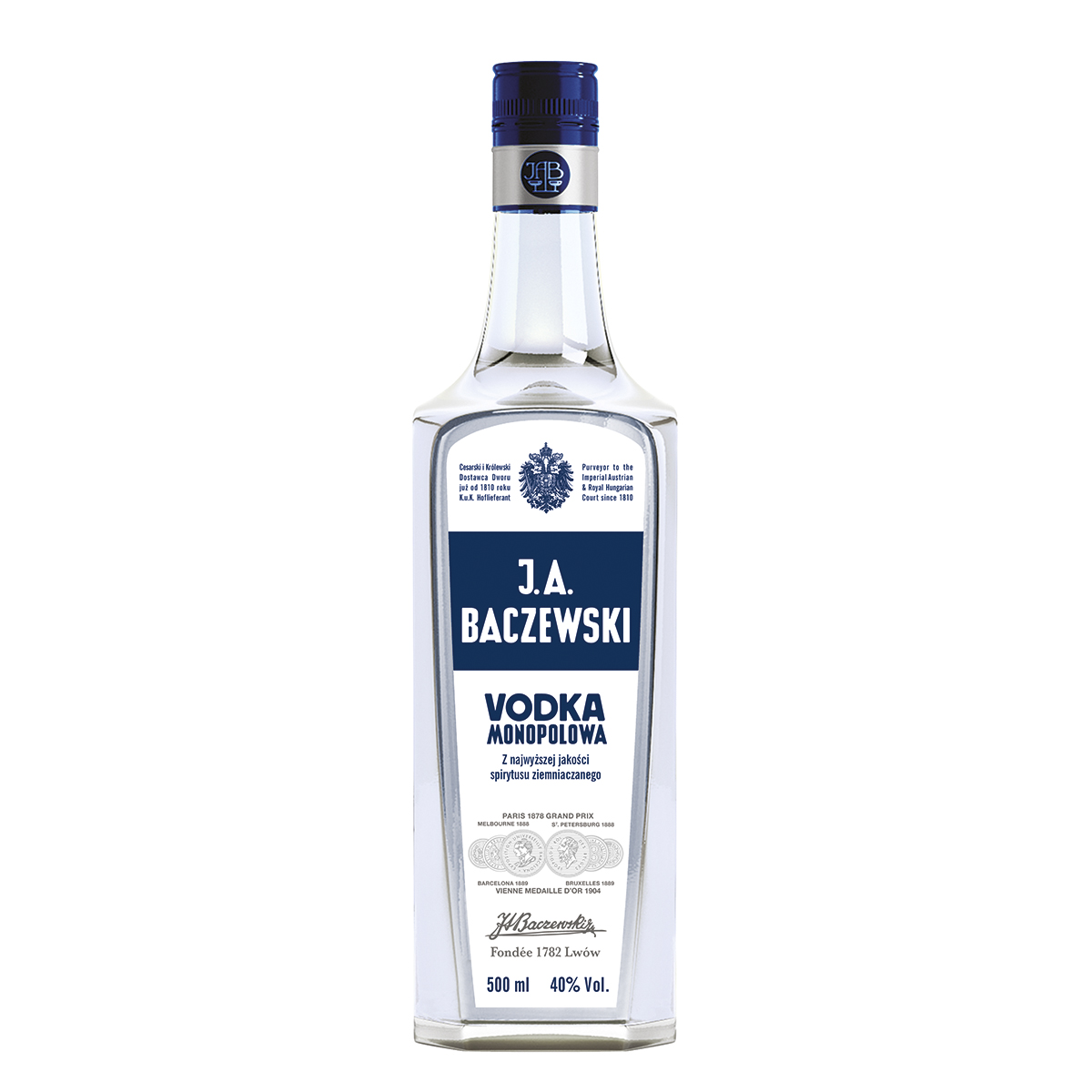 Wódka J.A. Baczewski 40% 500Ml