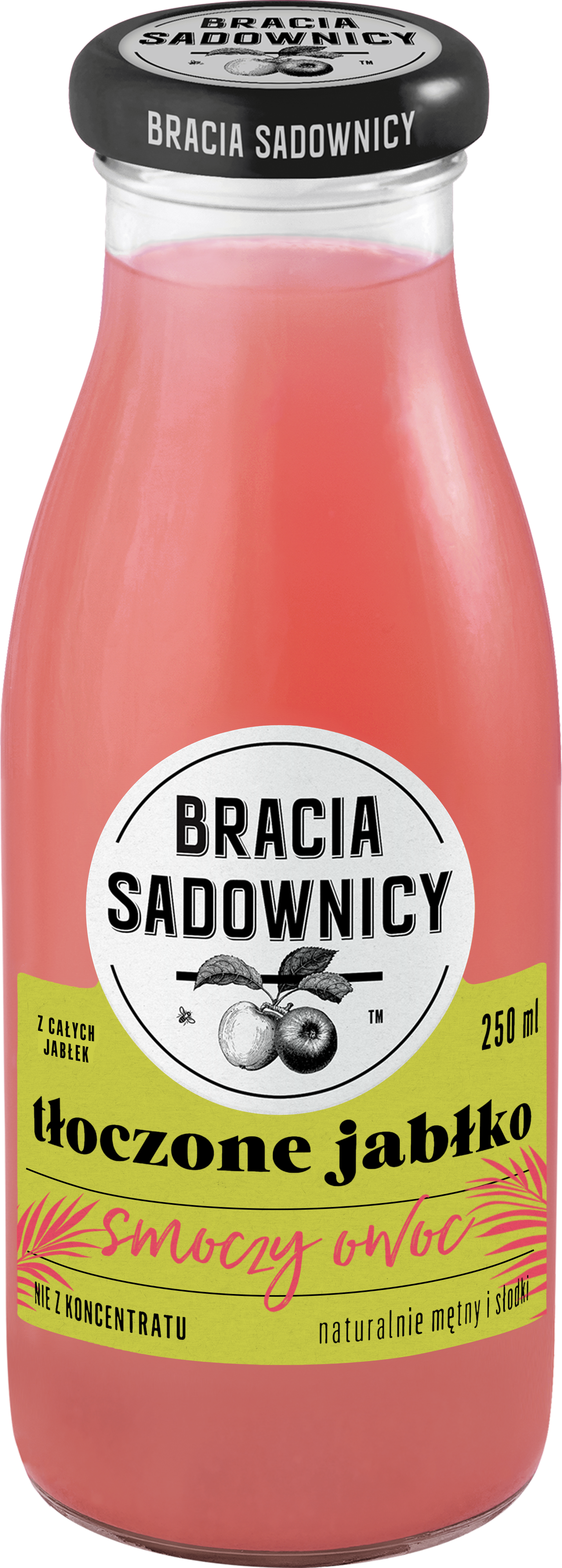 Bracia Sadownicy Sok Tłoczony Jabłko Smoczy Owoc 250 Ml