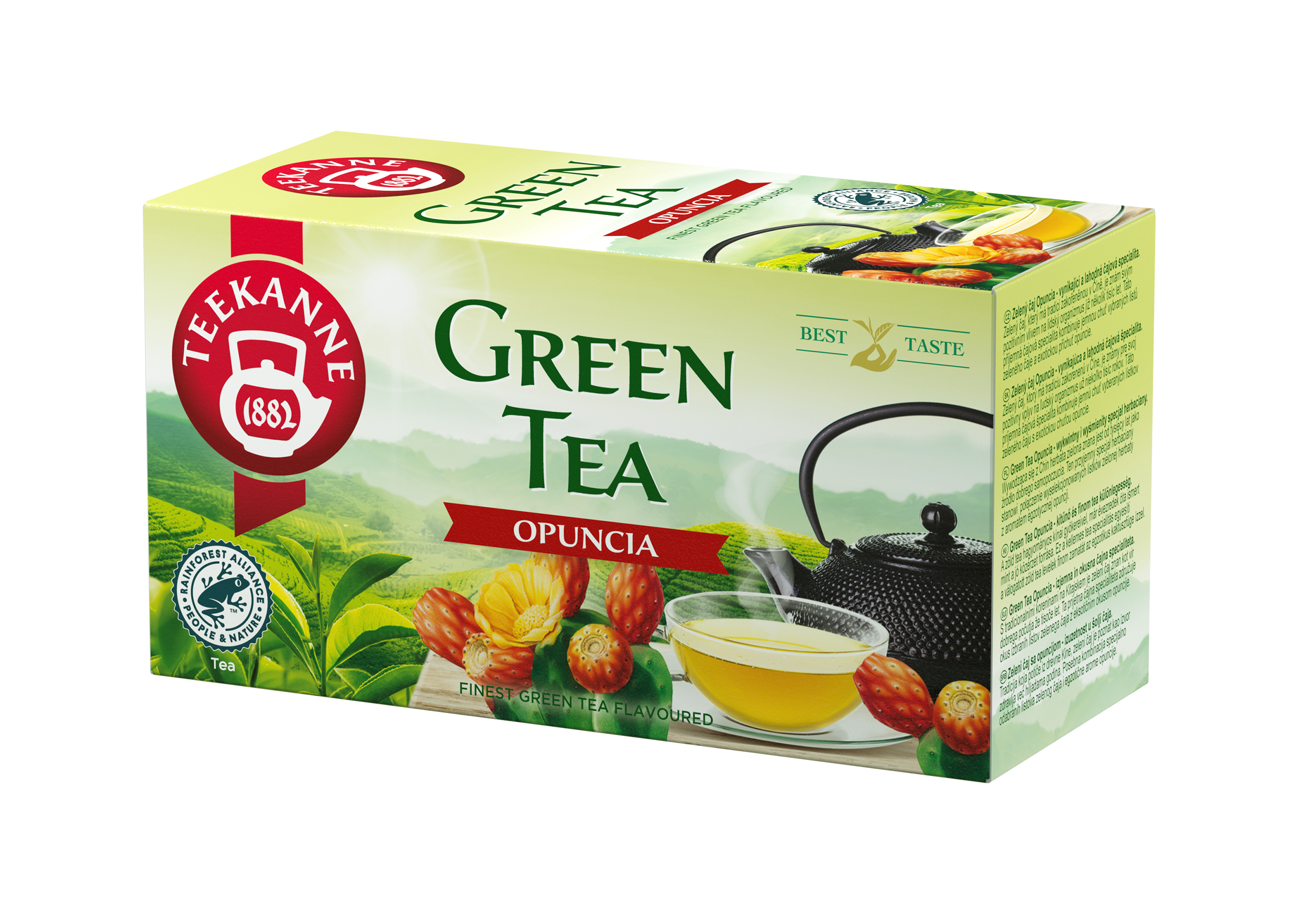 Herbata Zielona Teekanne Green Tea Opuncia 20 Torebek X 1,75G Rfa