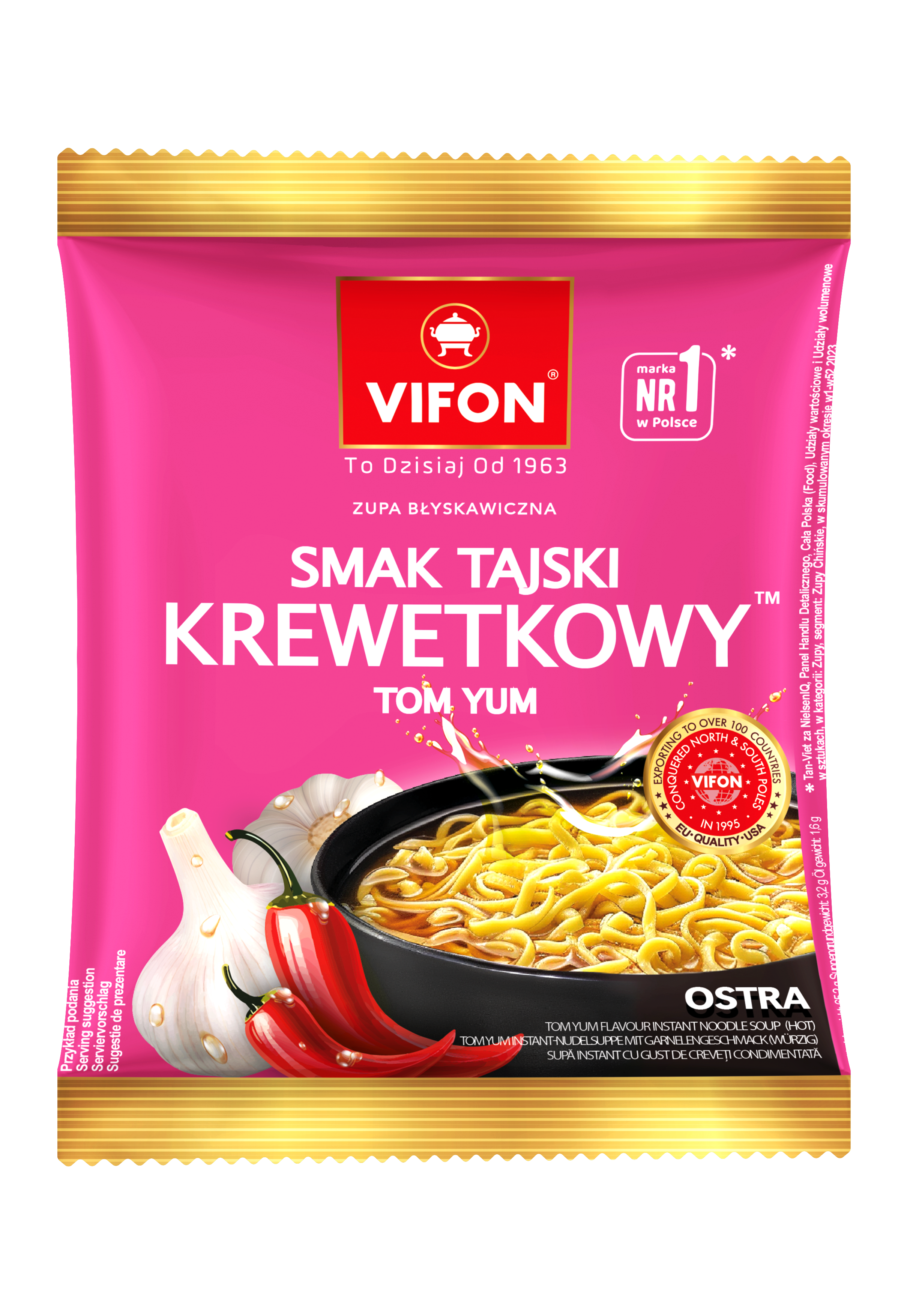Vifon Zupa Smak Tajski Krewetkowy Tom Yum 70 G