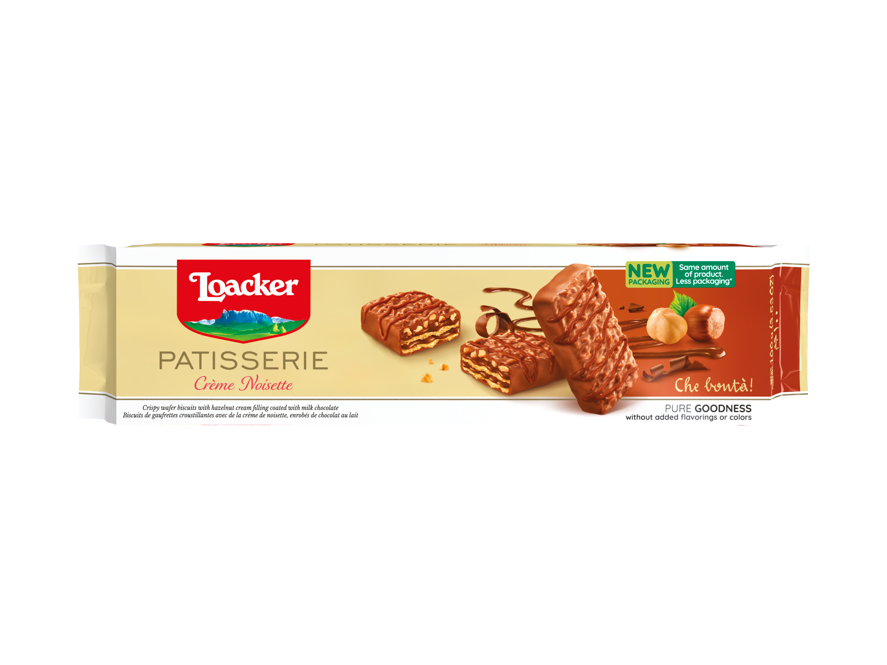 Loacker Patisserie Wafle Z Kremem Orzechowym 100 G