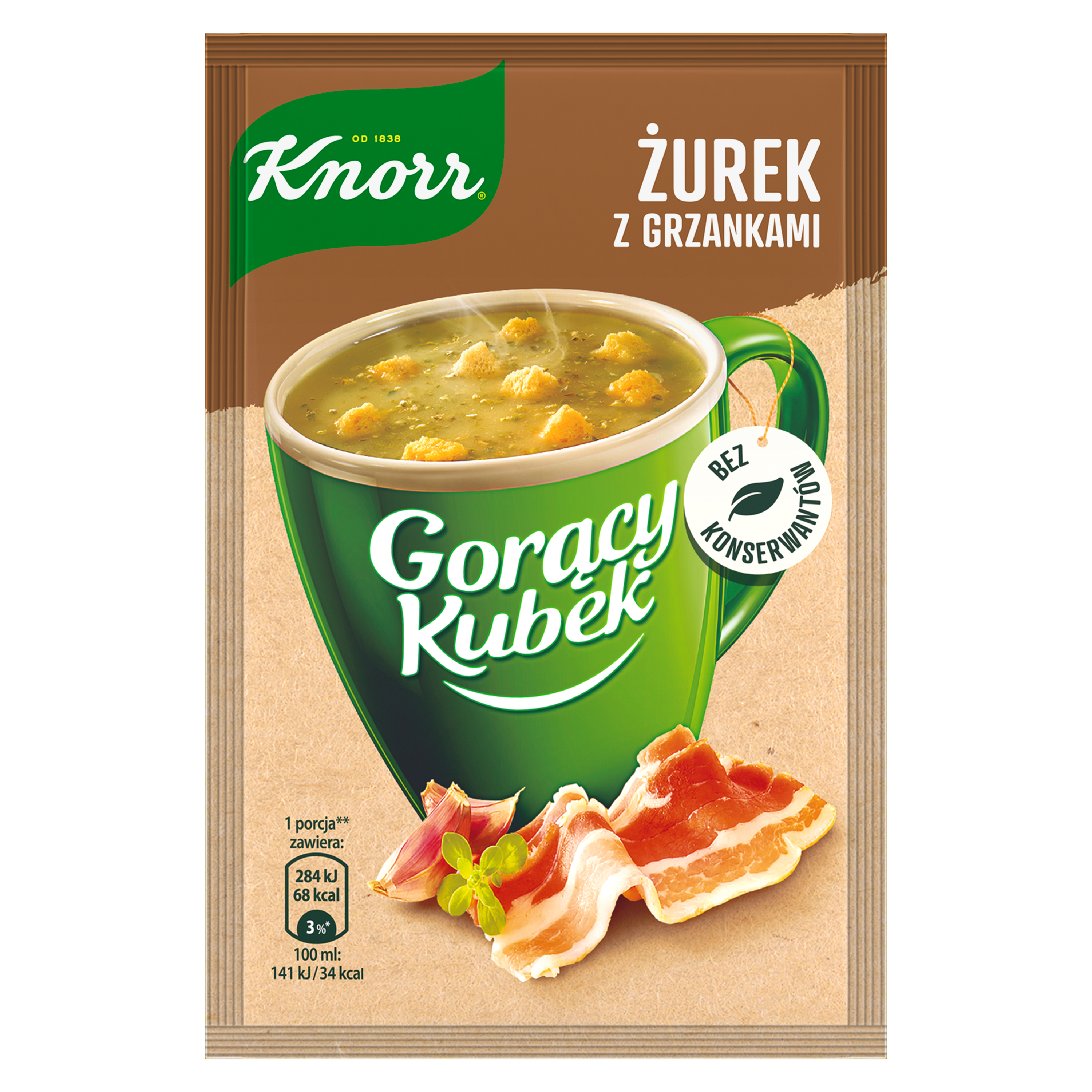Knorr Gorący Kubek Żurek Z Grzankami 17G