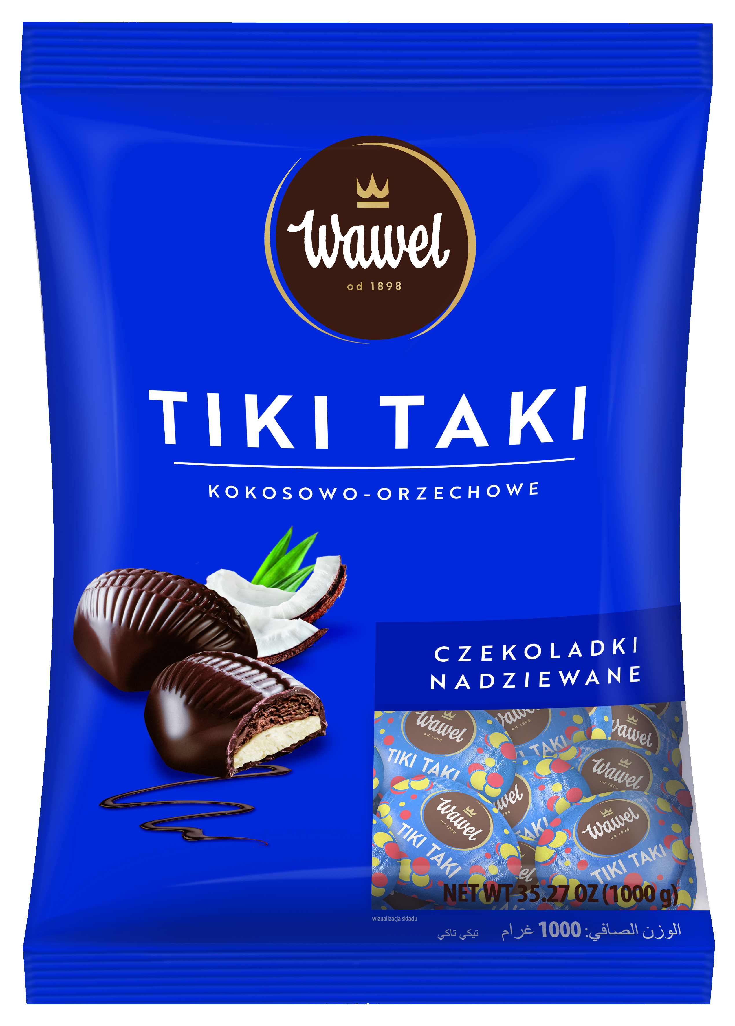 Wawel Czekoladki Tiki - Taki 1Kg