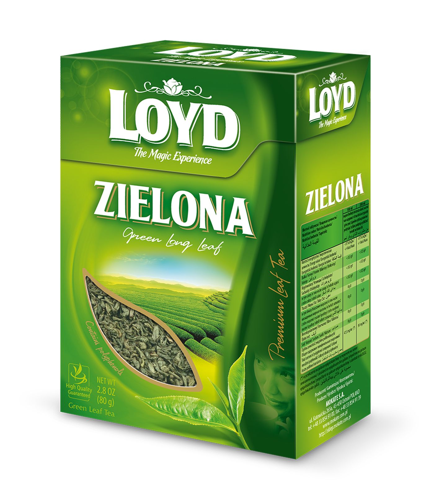 Loyd Zielona – Herbata Liściasta 80G