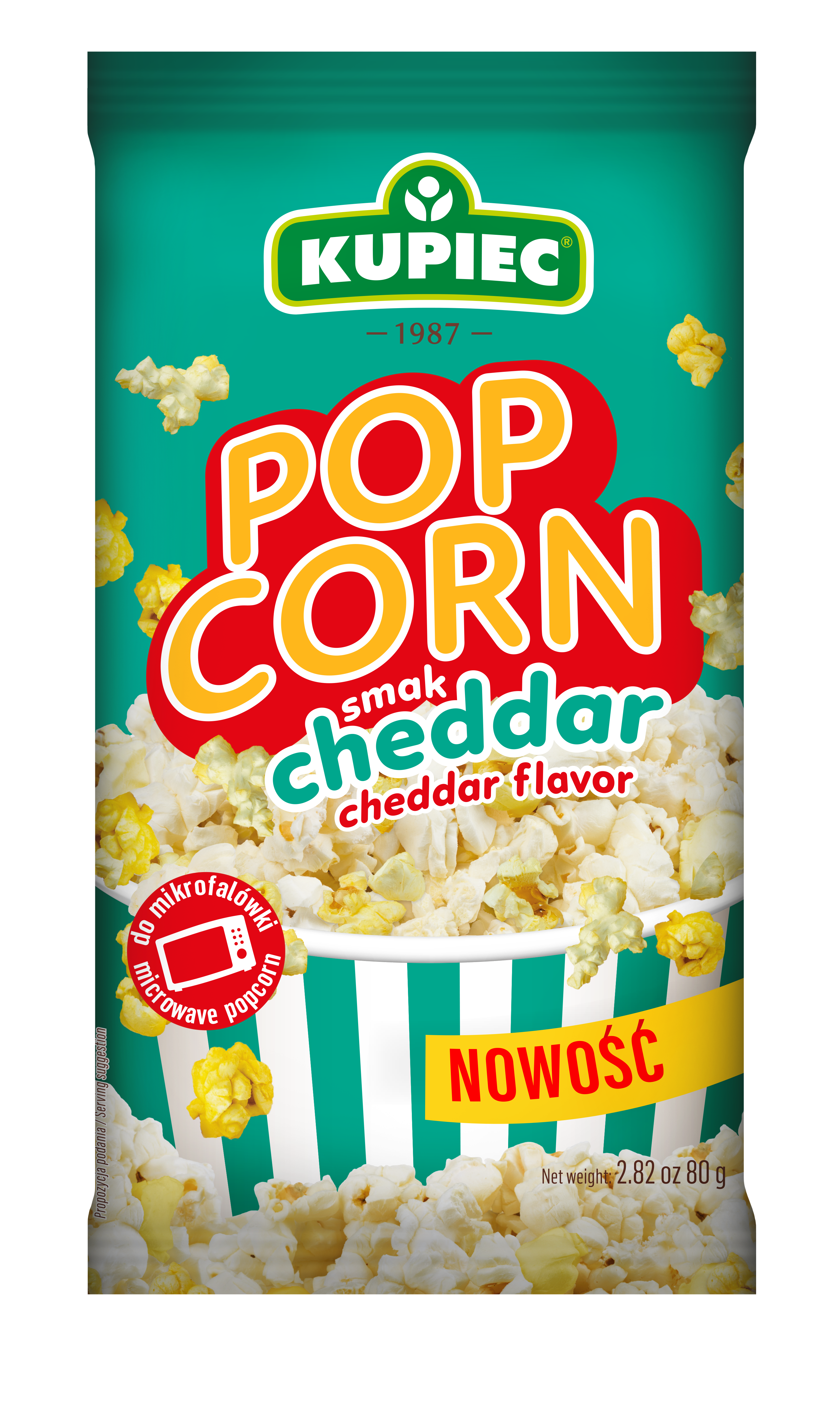 Kupiec Popcorn O Smaku Cheddar 80G