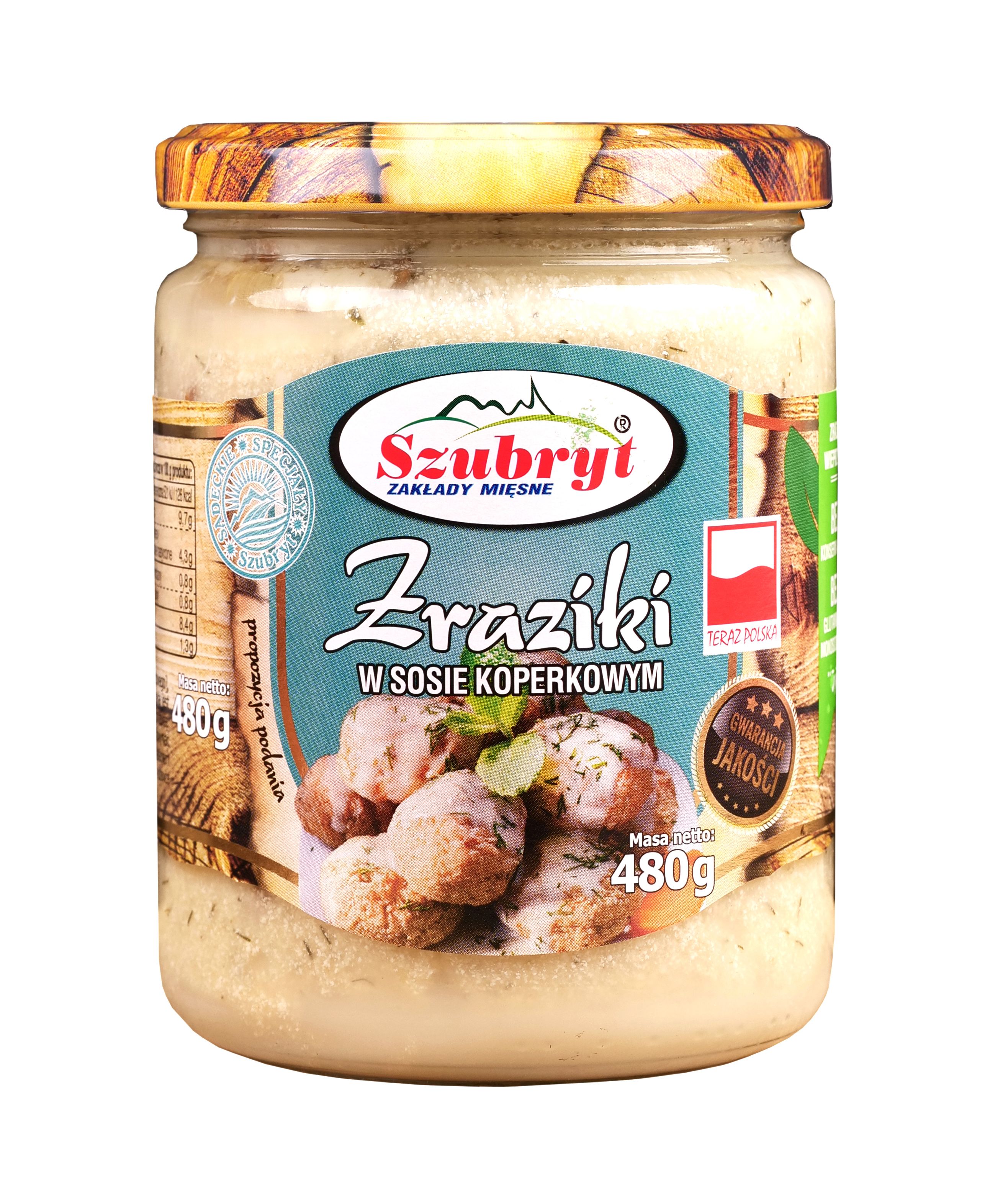 Zraziki W Sosie Koperkowym Szubryt 480G