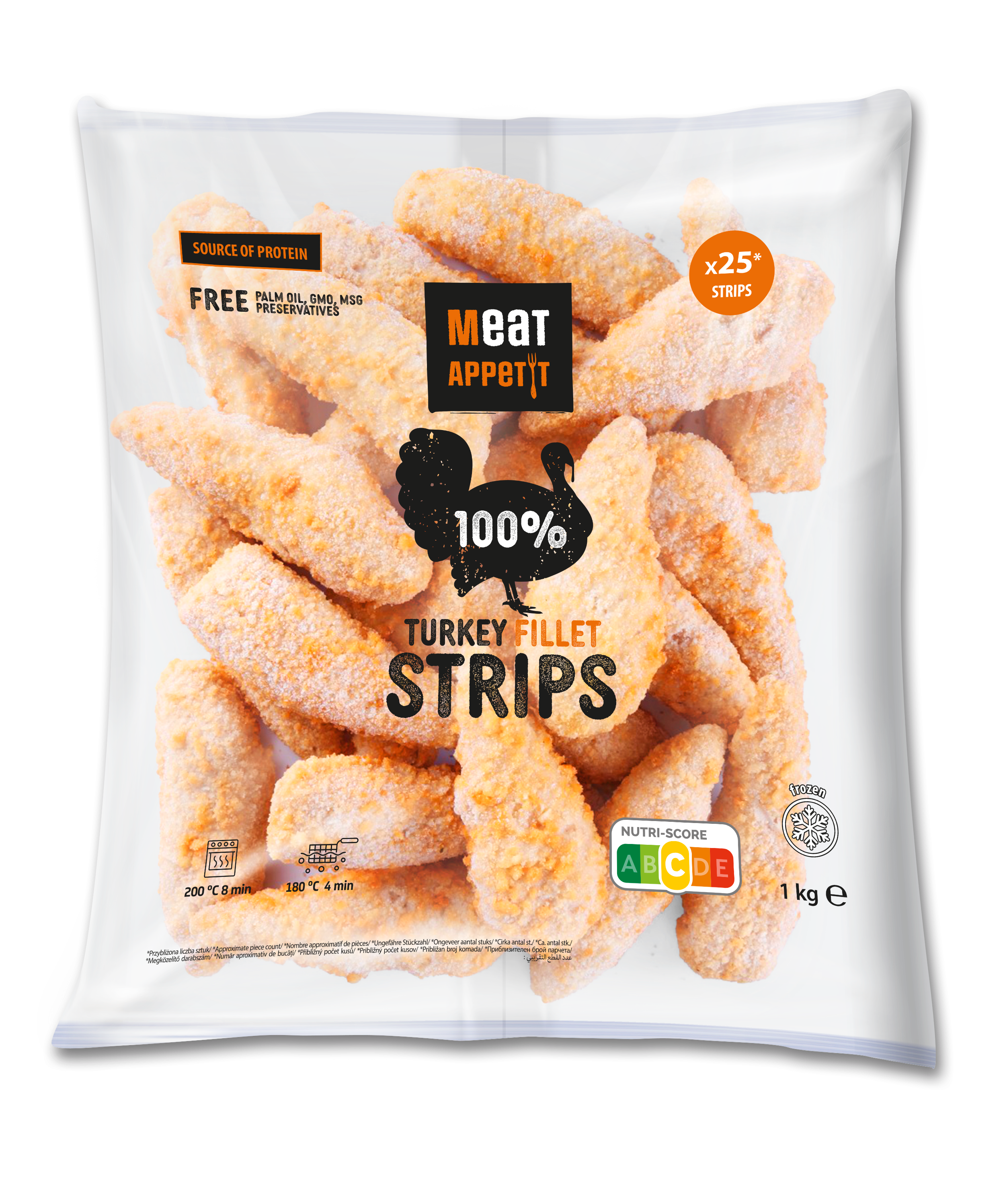 Meat Appetit, Stripsy Z Fileta Z Indyka 1Kg