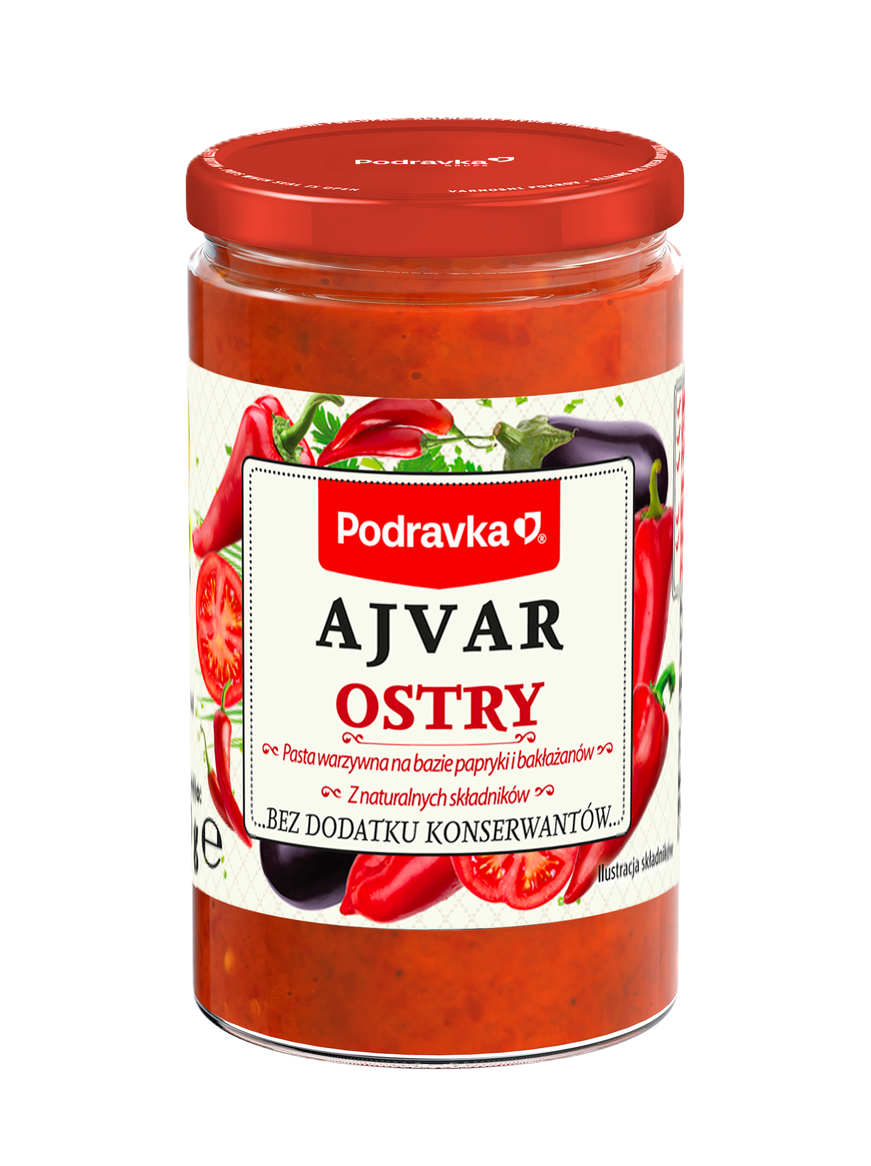 Podravka Ajvar Ostry 350G