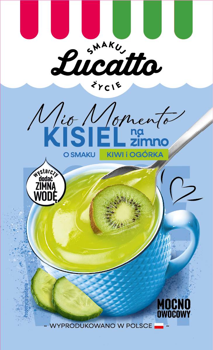 Kisiel Na Zimno Kiwi Ogórek Lucatto 35G