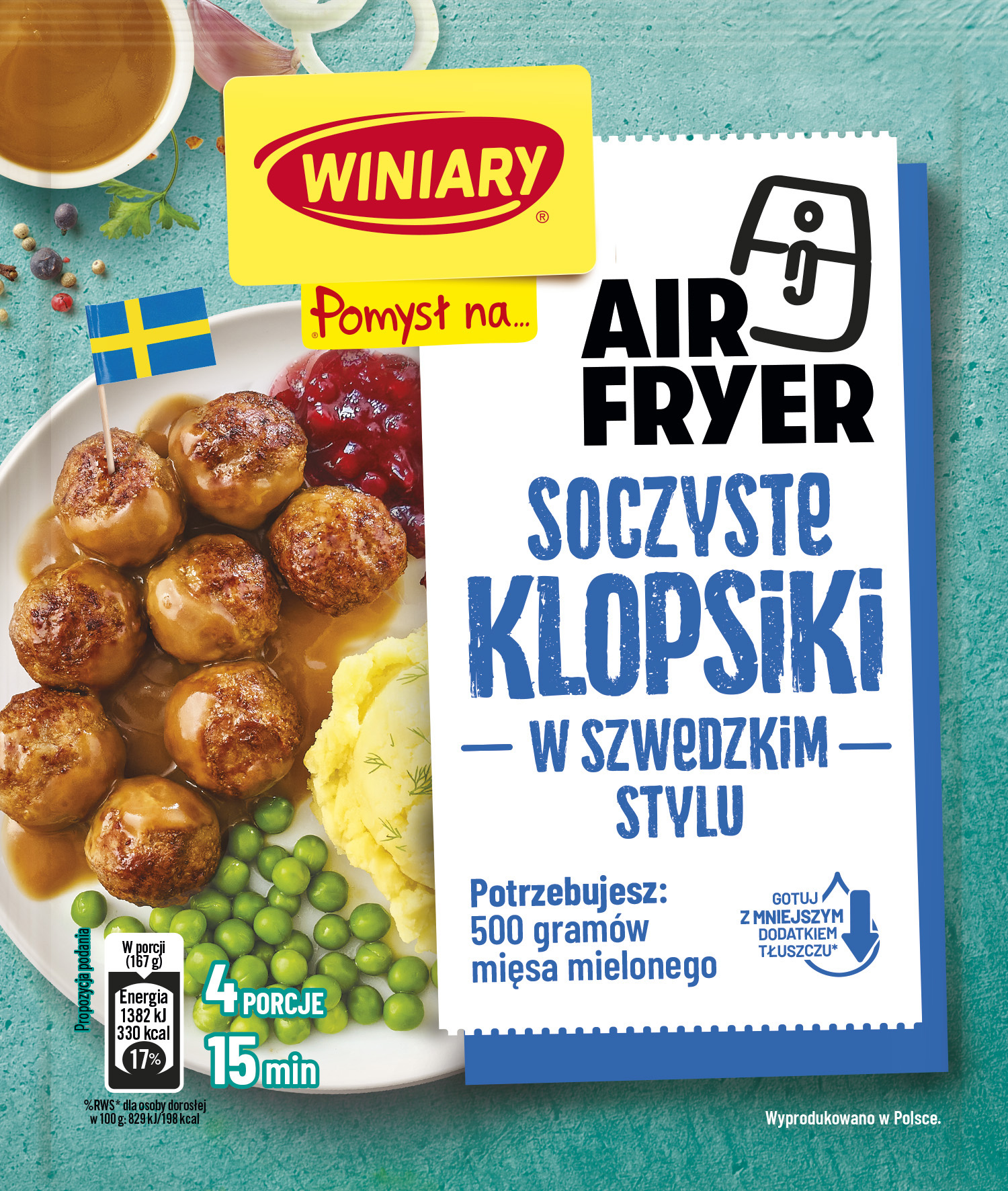 Winiary Pomysł Na... Soczyste Klopsiki W Szwedzkim Stylu 69 G