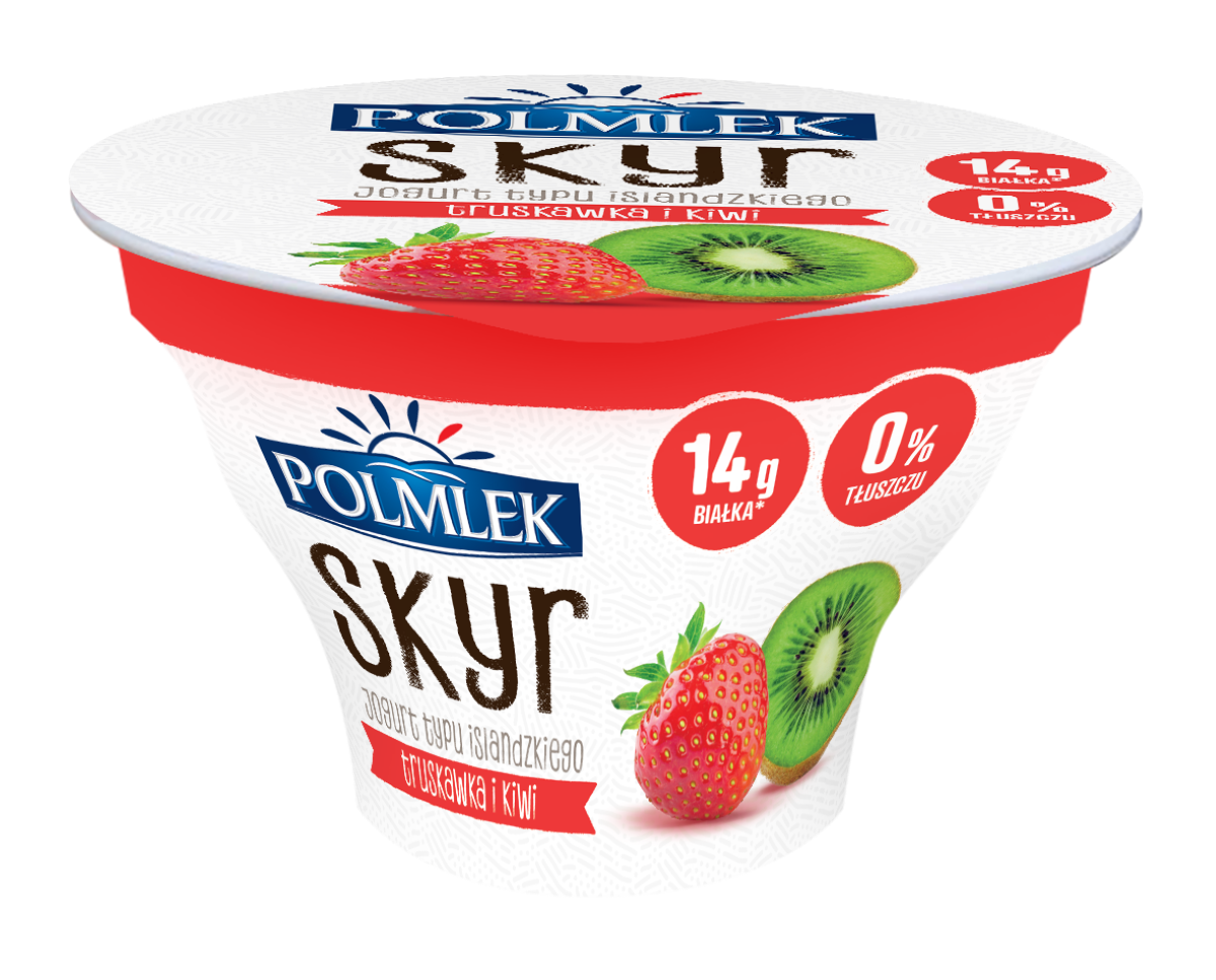 Polmlek Jogurt Skyr Truskawka-Kiwi 150G