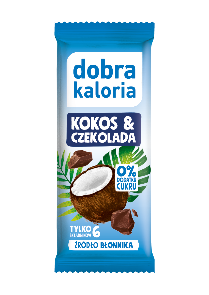 Dobra Kaloria Baton Kokos I Czekolada 33G