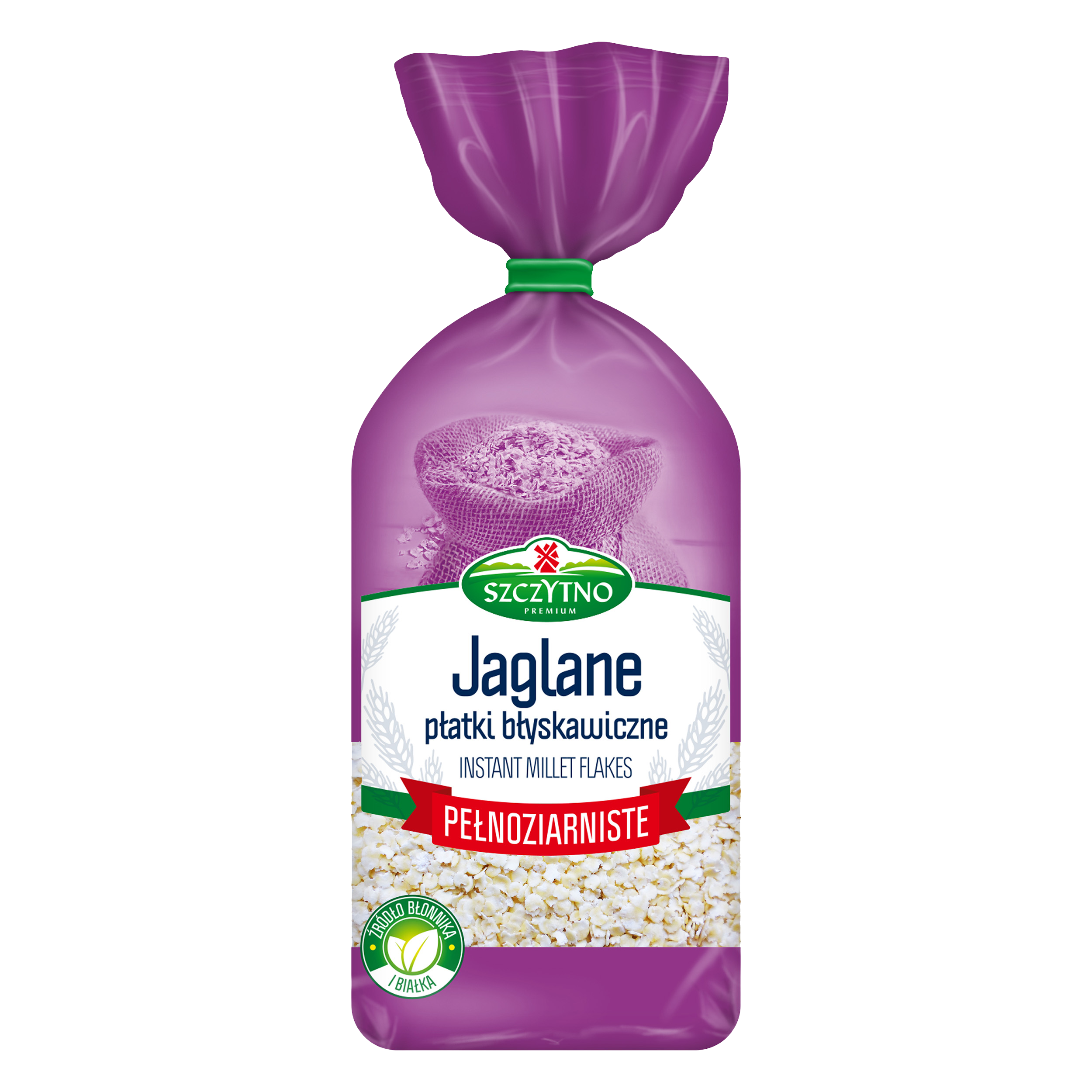 Szczytno Płatki Pełnoziarniste Jaglane 400G