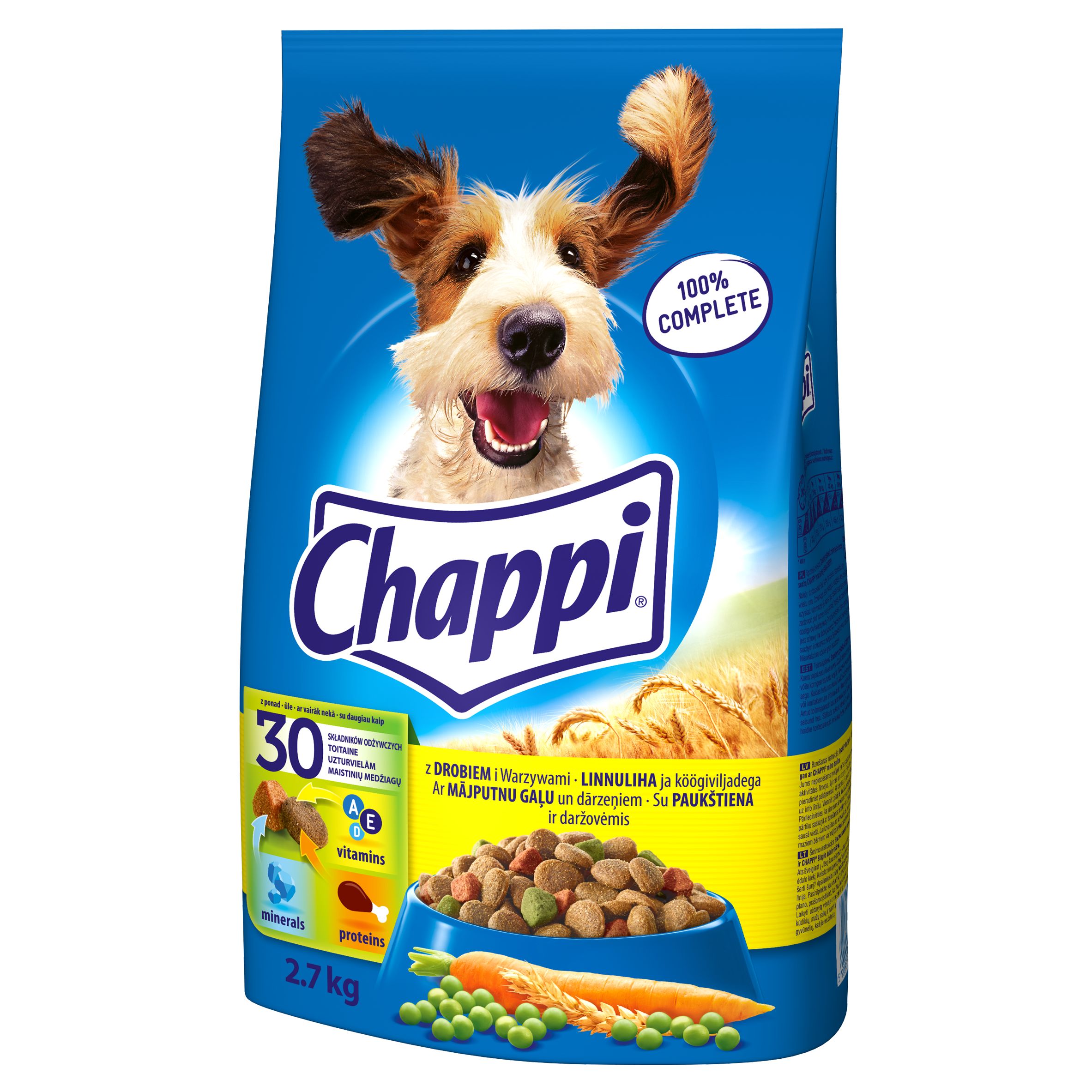 Chappi Drób, Warzywa 2,7Kg