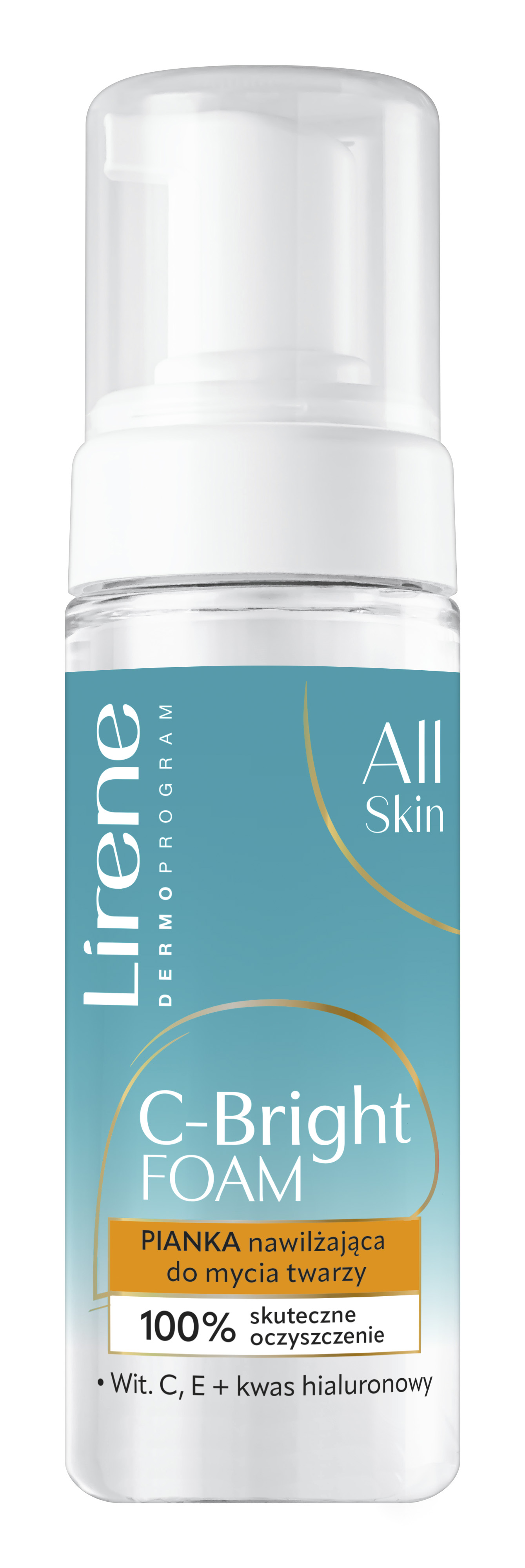 Lirene All Skin Pianka Nawilżająca Do Mycia Twarzy 150 Ml