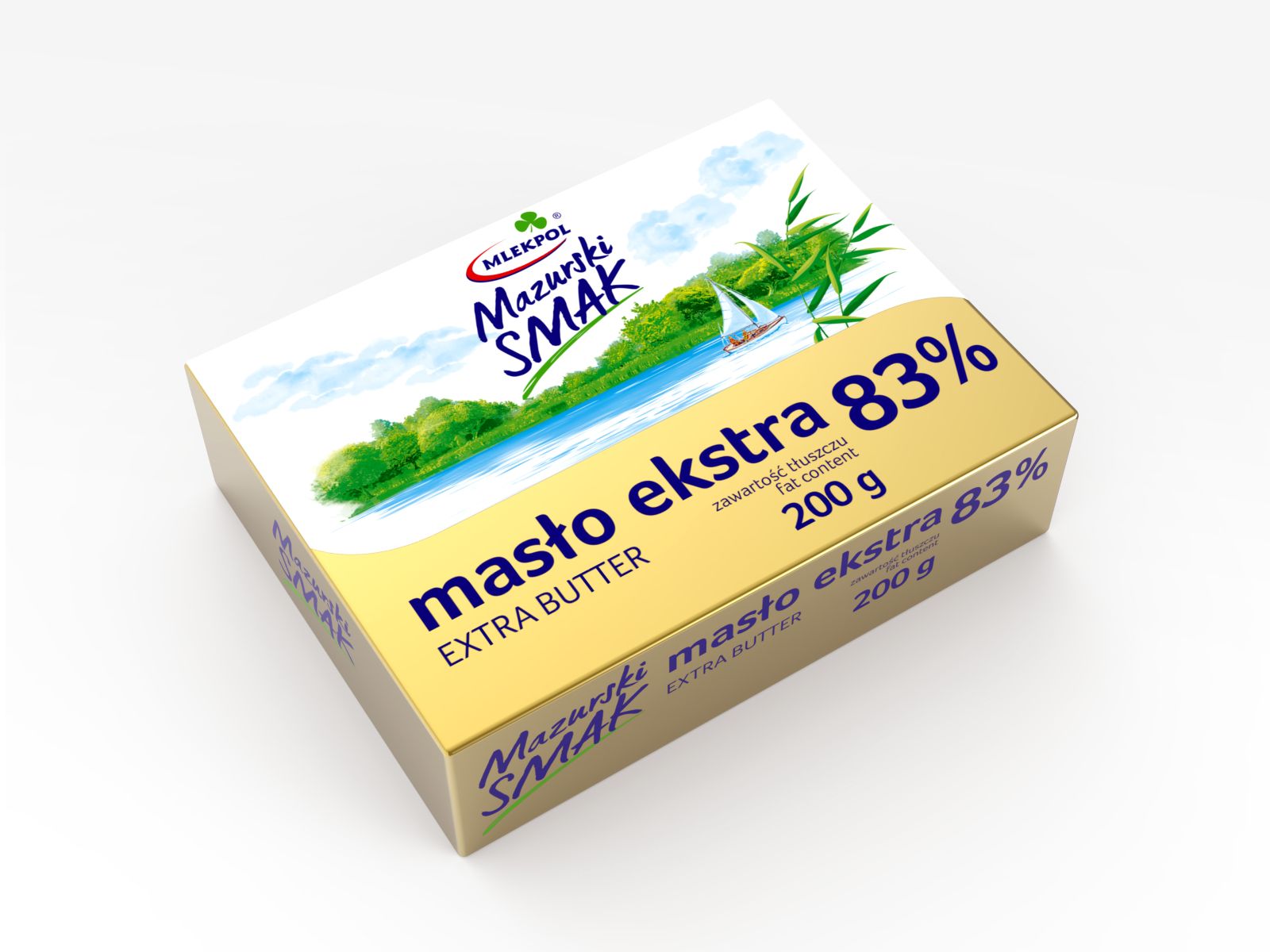 Masło Ekstra Mazurski Smak 200G 83% Tł.