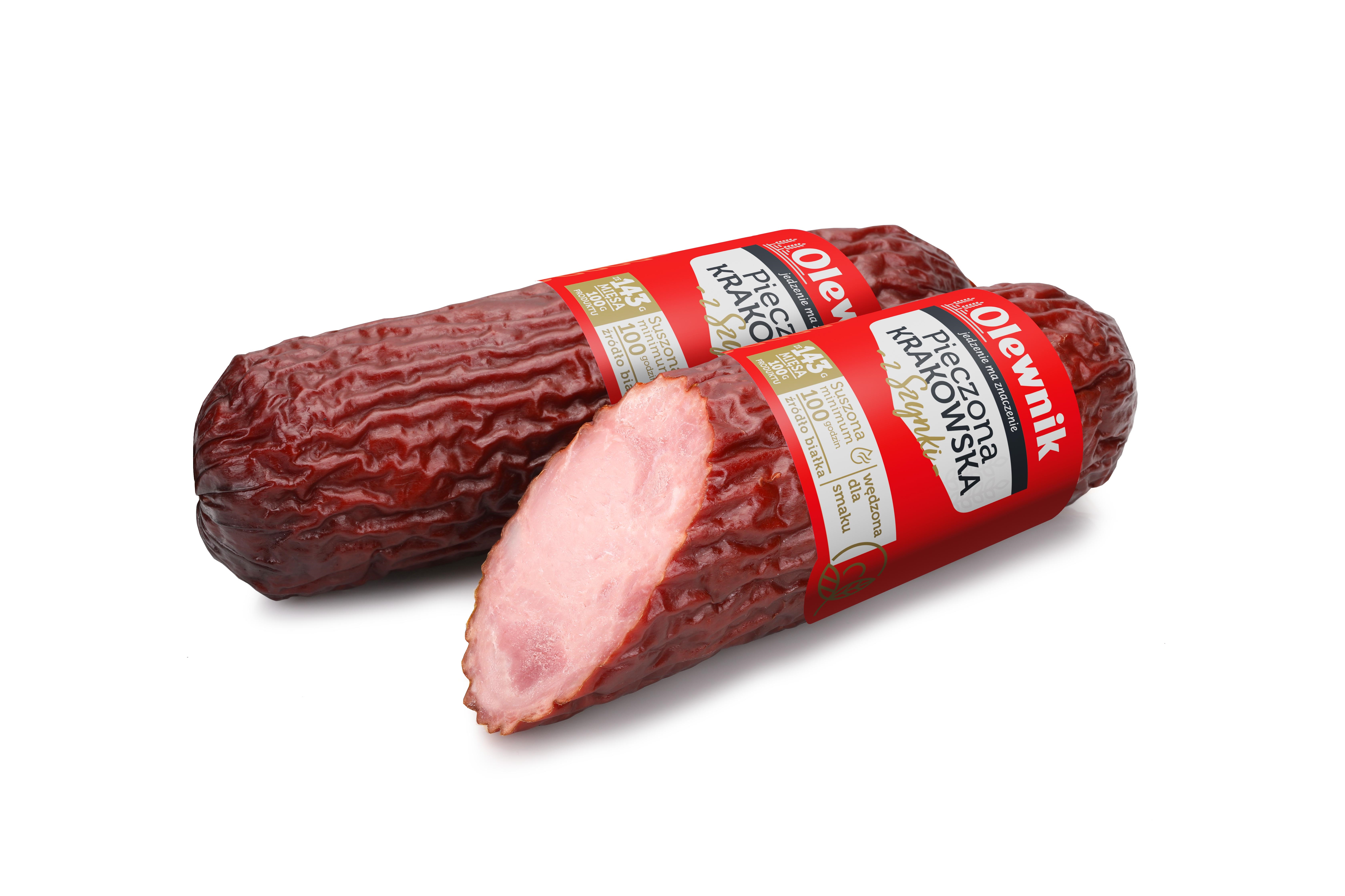 Kiełbasa Krakowska Pieczona Sucha Ok. 1 Kg Olewnik
