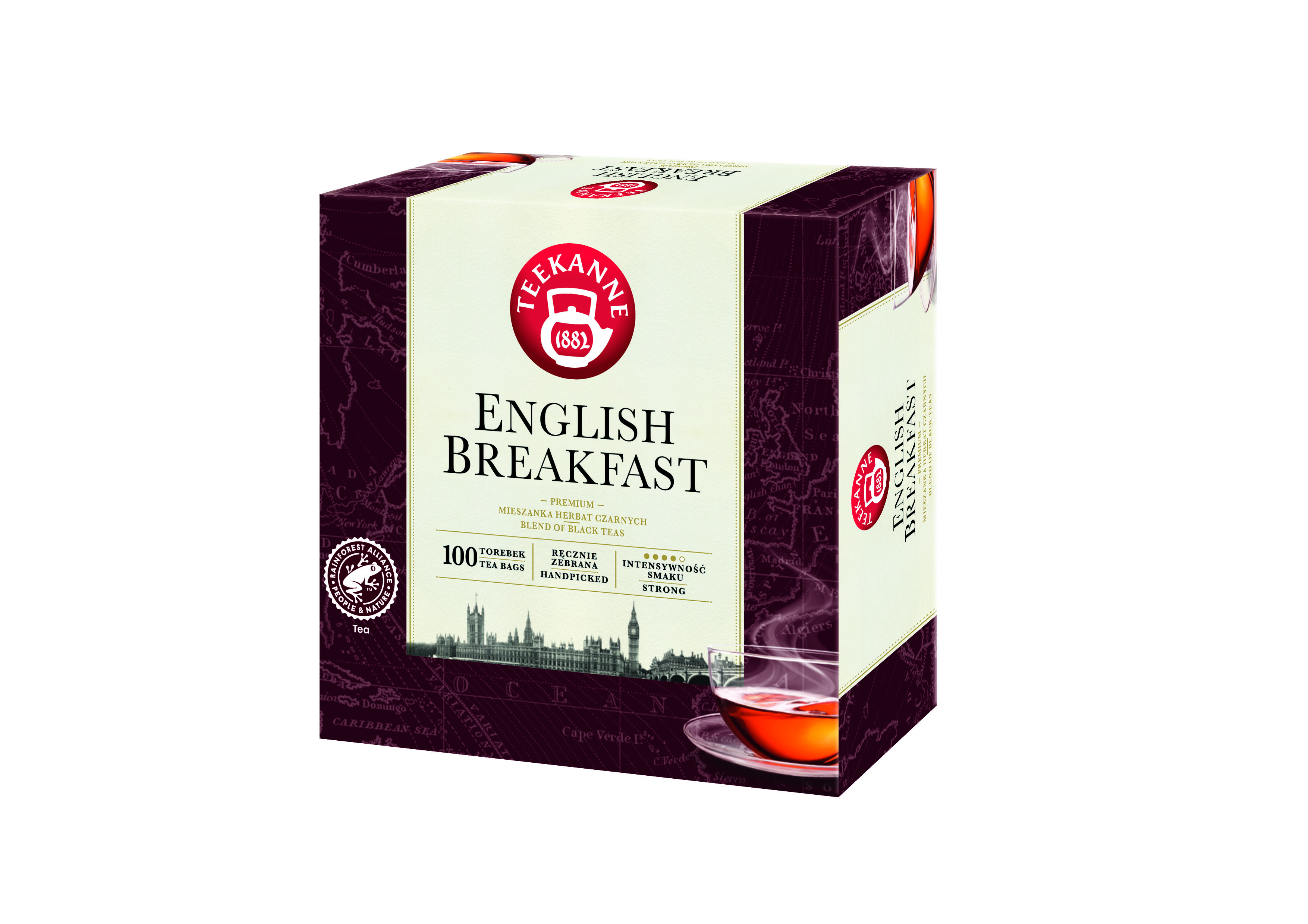 Herbata Czarna Teekanne English Breakfast 100 Torebek X 1,75G Rfa