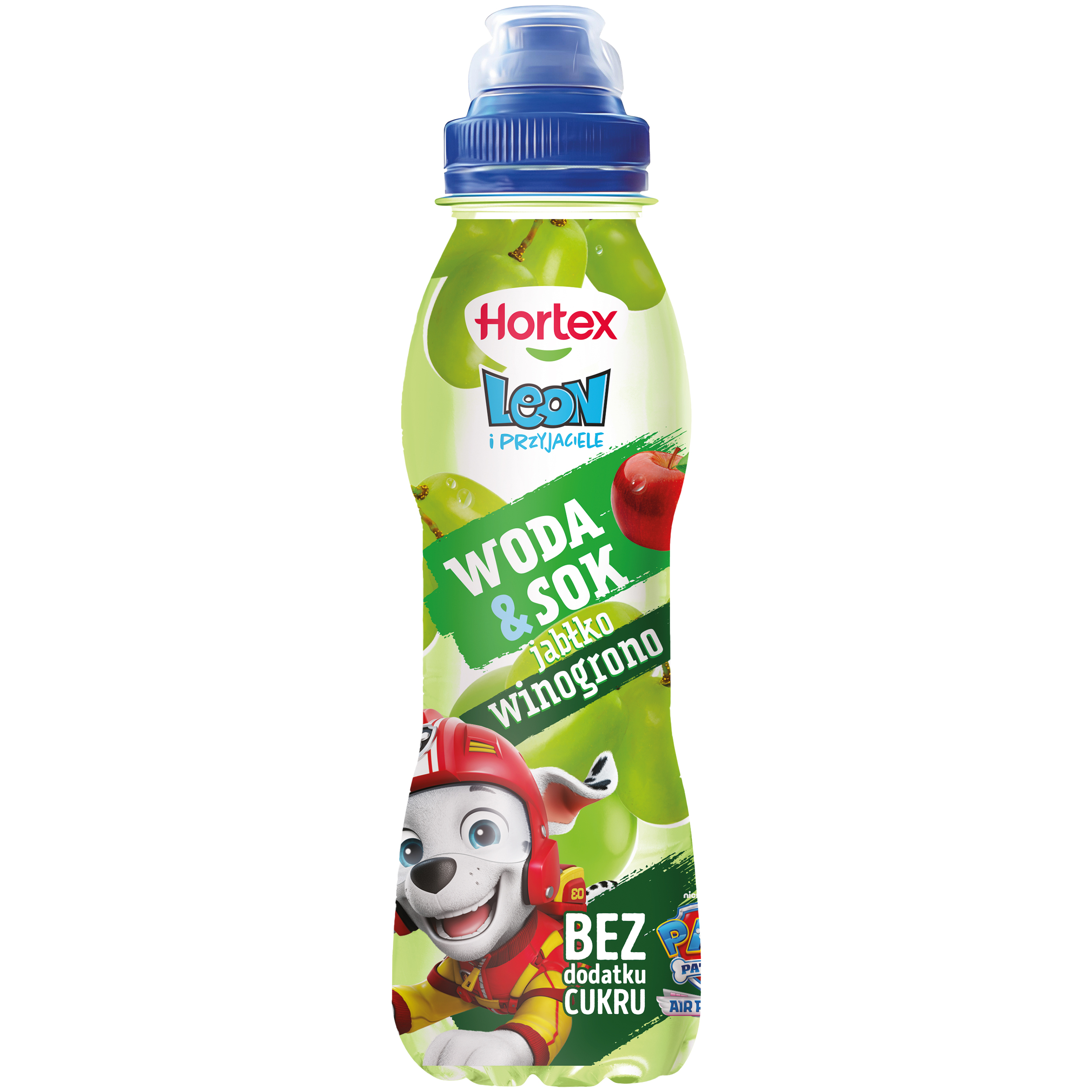 Hortex Leon I Przyjaciele Napój Jabłko, Winogrono Butelka Apet 400 Ml Kaucja