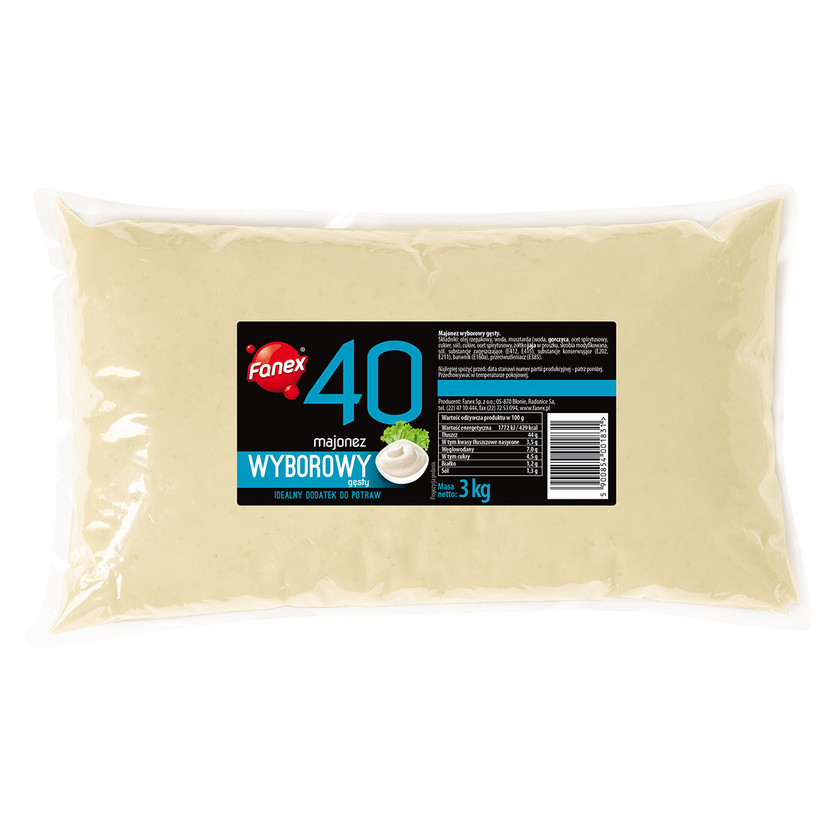 Majonez Wyborowy Fanex 3 Kg