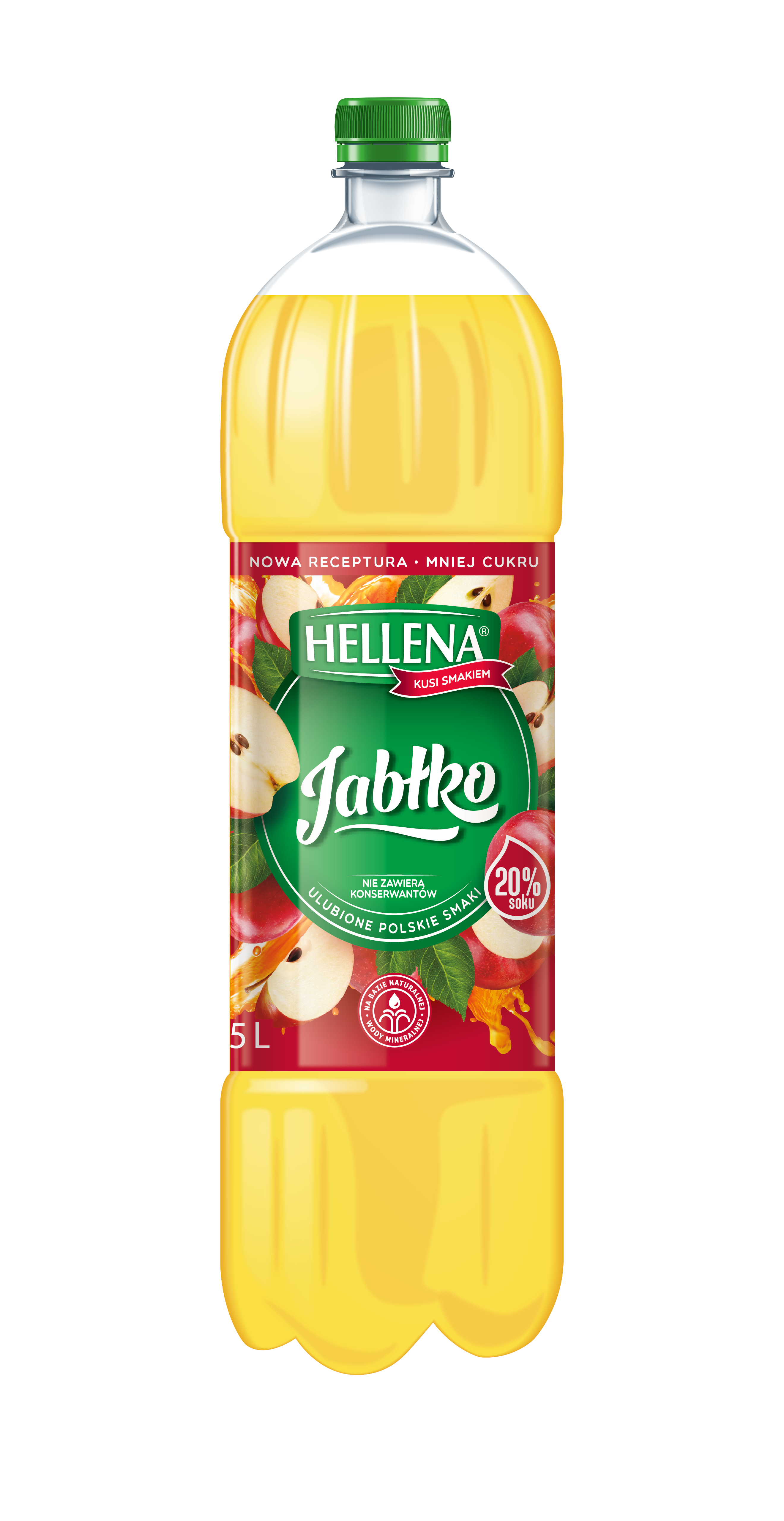 Hellena Napój Niegazowany Jabłko 1,75 L