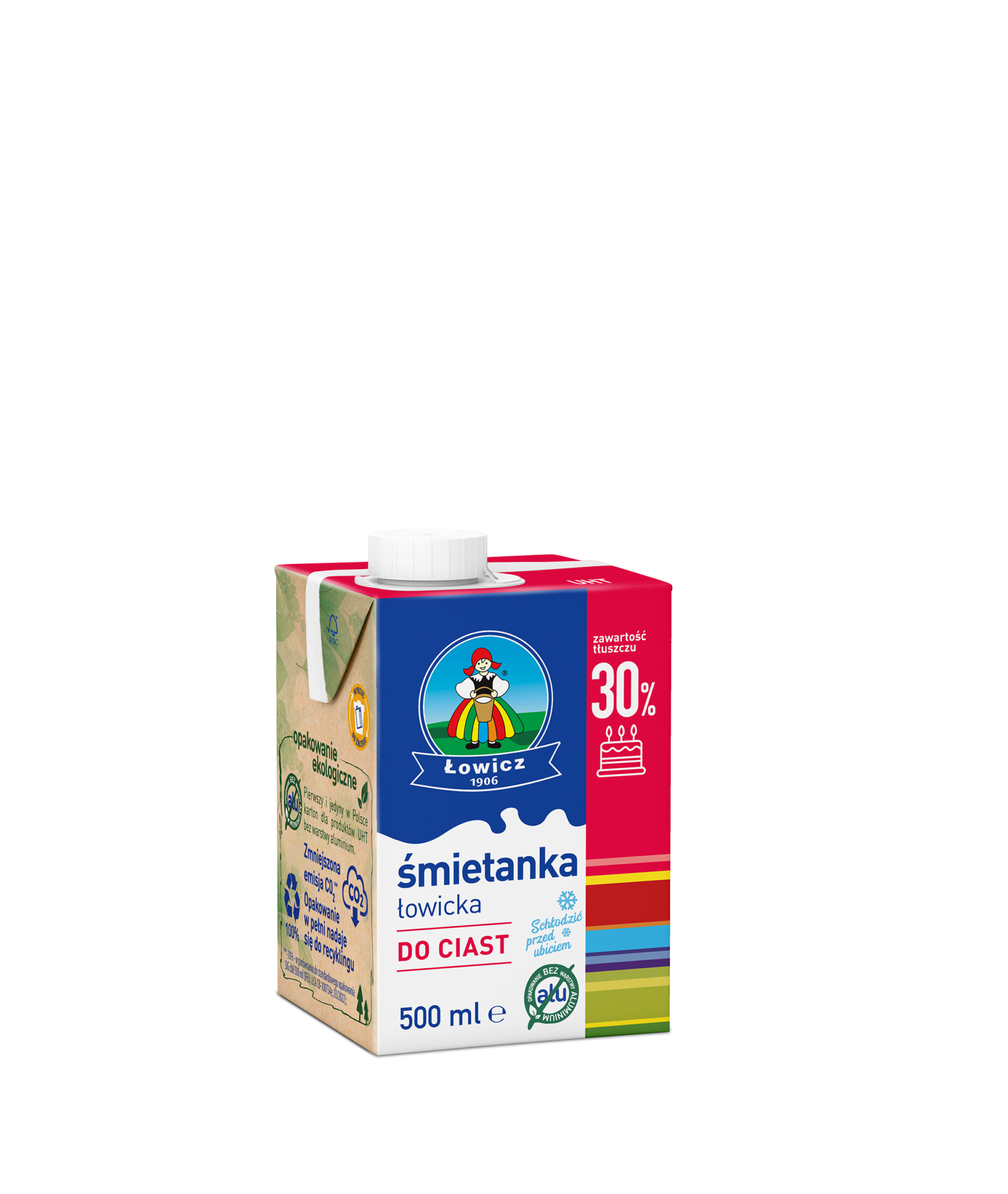 Śmietanka Uht 30% 500G Łowicz